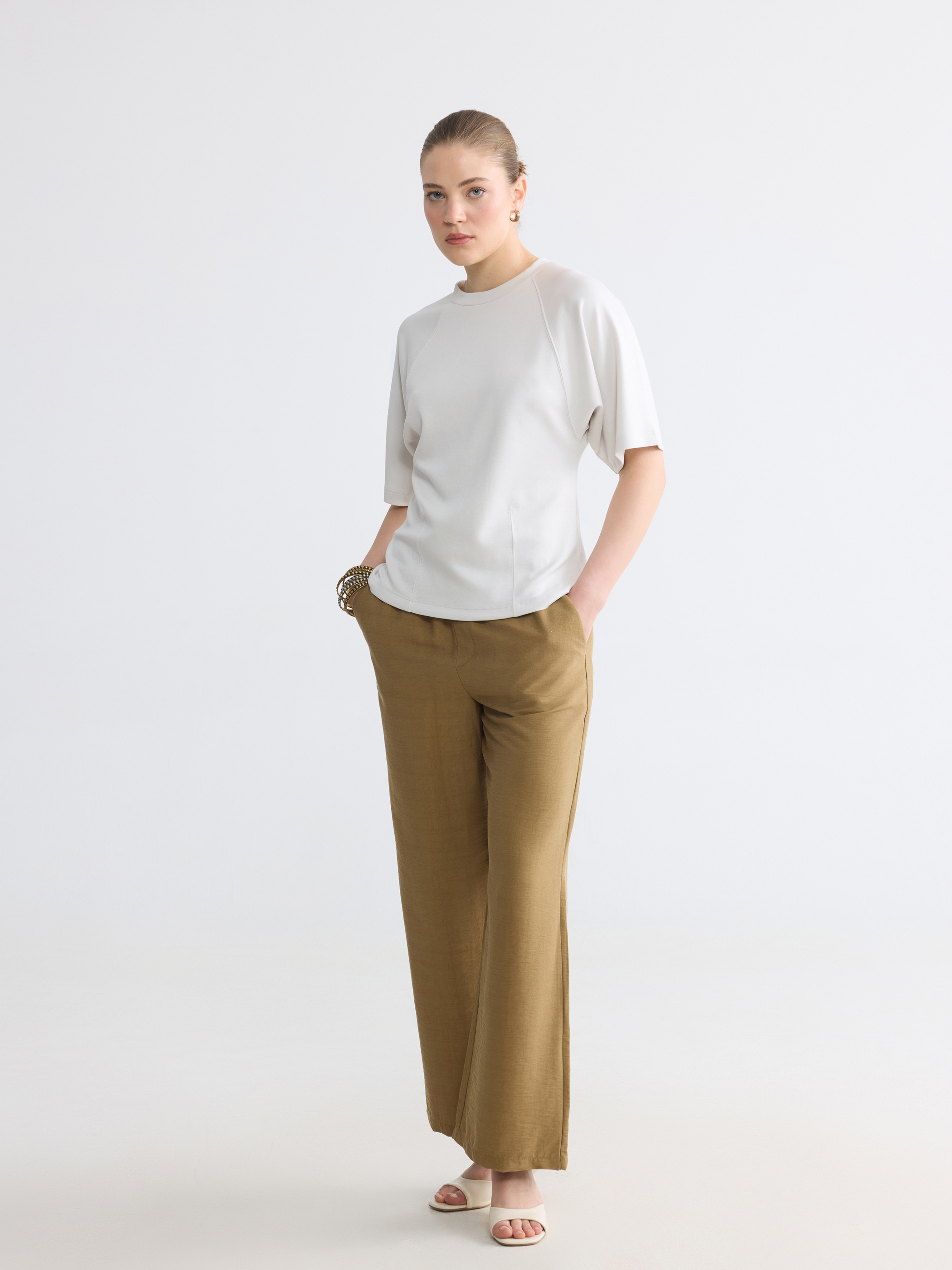 LCW Comfort Soft Touch Kadın Tişört görsel 2