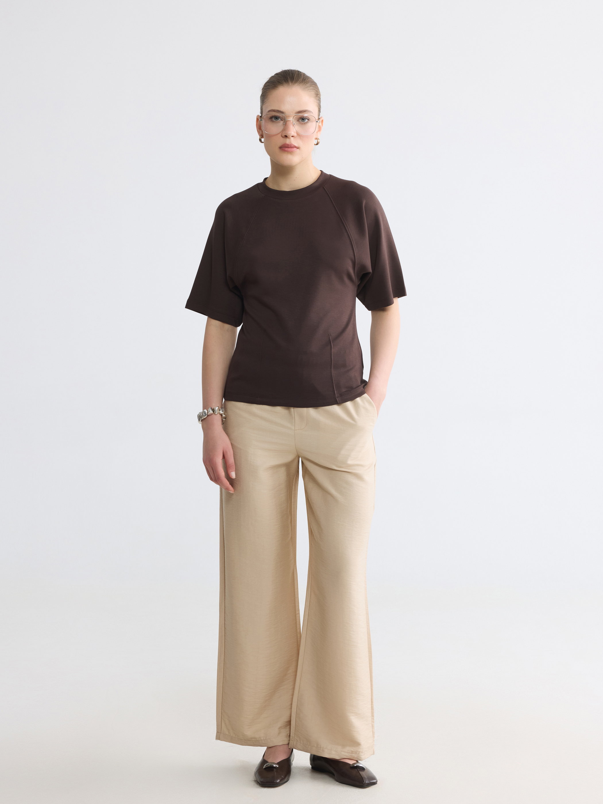 LCW Comfort Soft Touch Kadın Tişört görsel 2