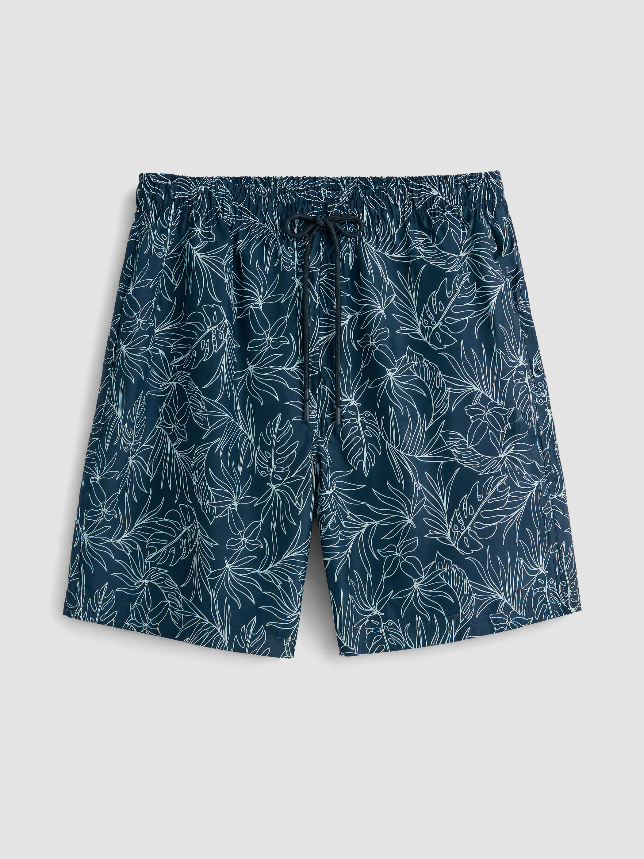 LCW SWIMWEAR Diz Hizası Boy Desenli Erkek Deniz Şortu görsel 4