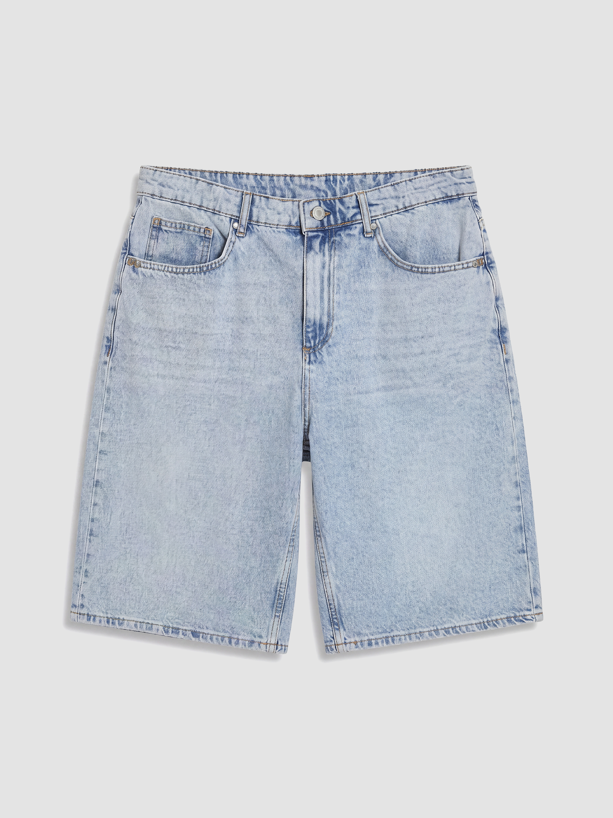 XSIDE Loose Fit Erkek Jean Şort görsel 5