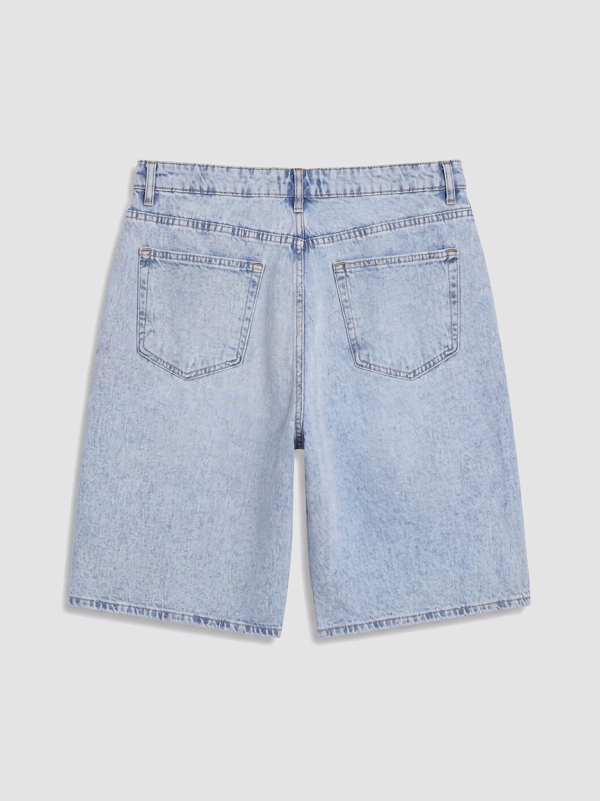 XSIDE Loose Fit Erkek Jean Şort görsel 6