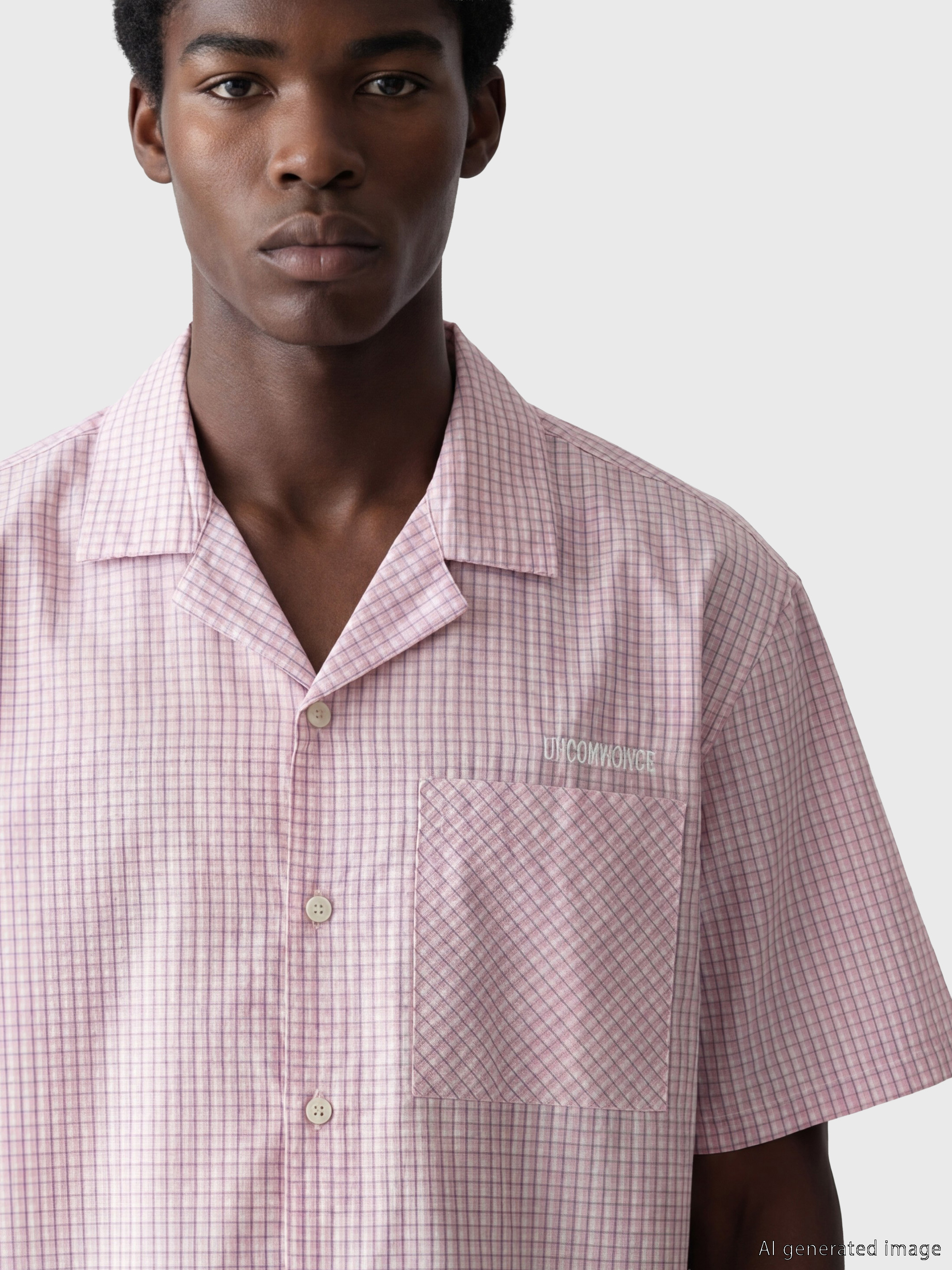 XSIDE Loose Fit Ekose Erkek Gömlek görsel 2