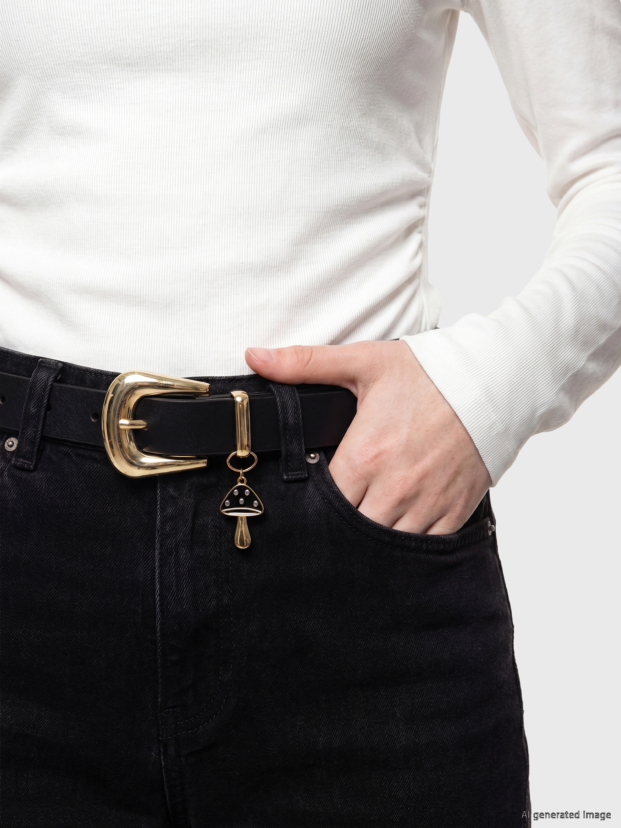 LCW ACCESSORIES Mantar Aksesuarlı Kadın Kemer