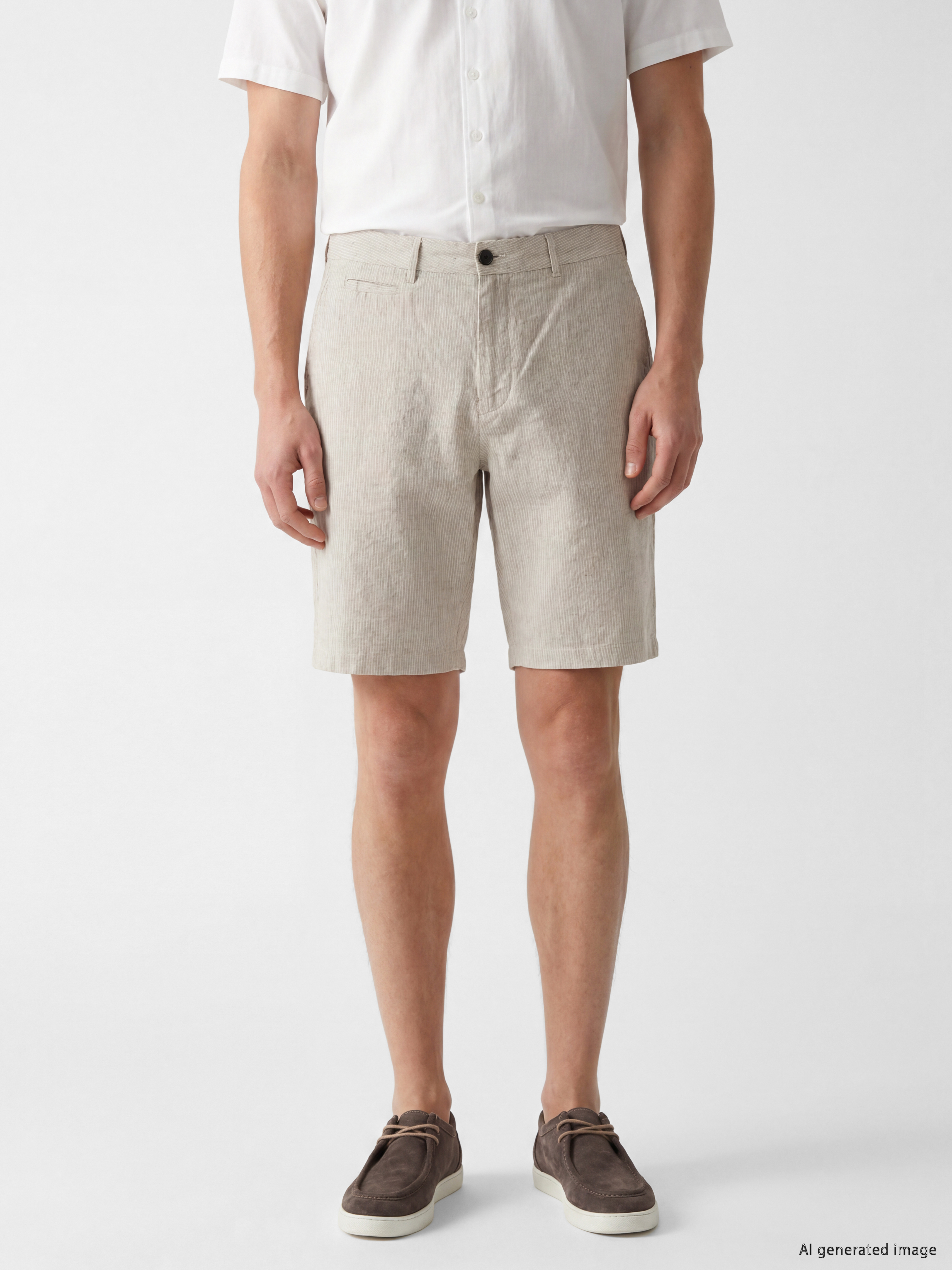 SOUTHBLUE Regular Fit Keten Karışımlı Erkek Şort