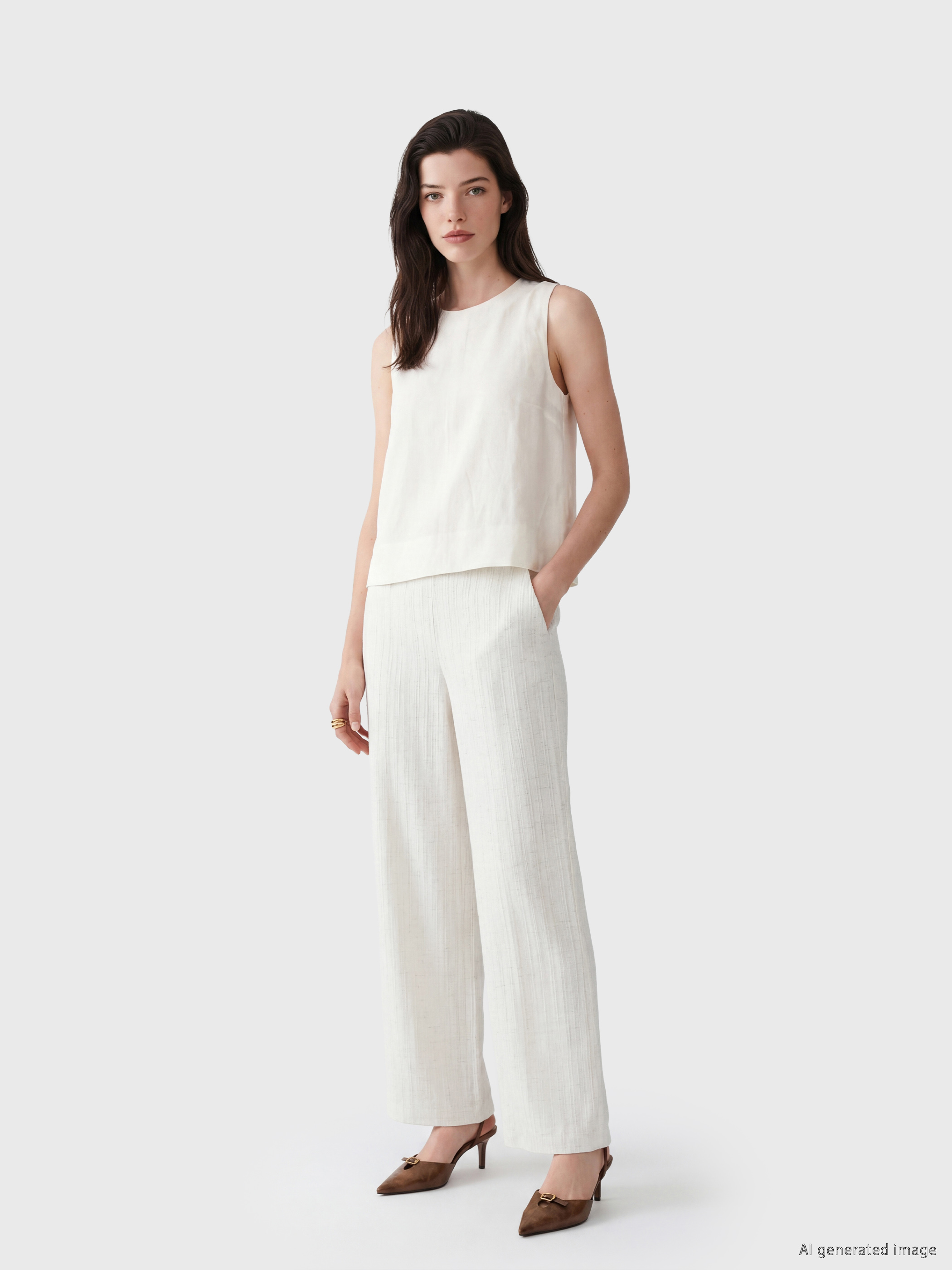 LCW Comfort Beli Lastikli Kadın Pantolon