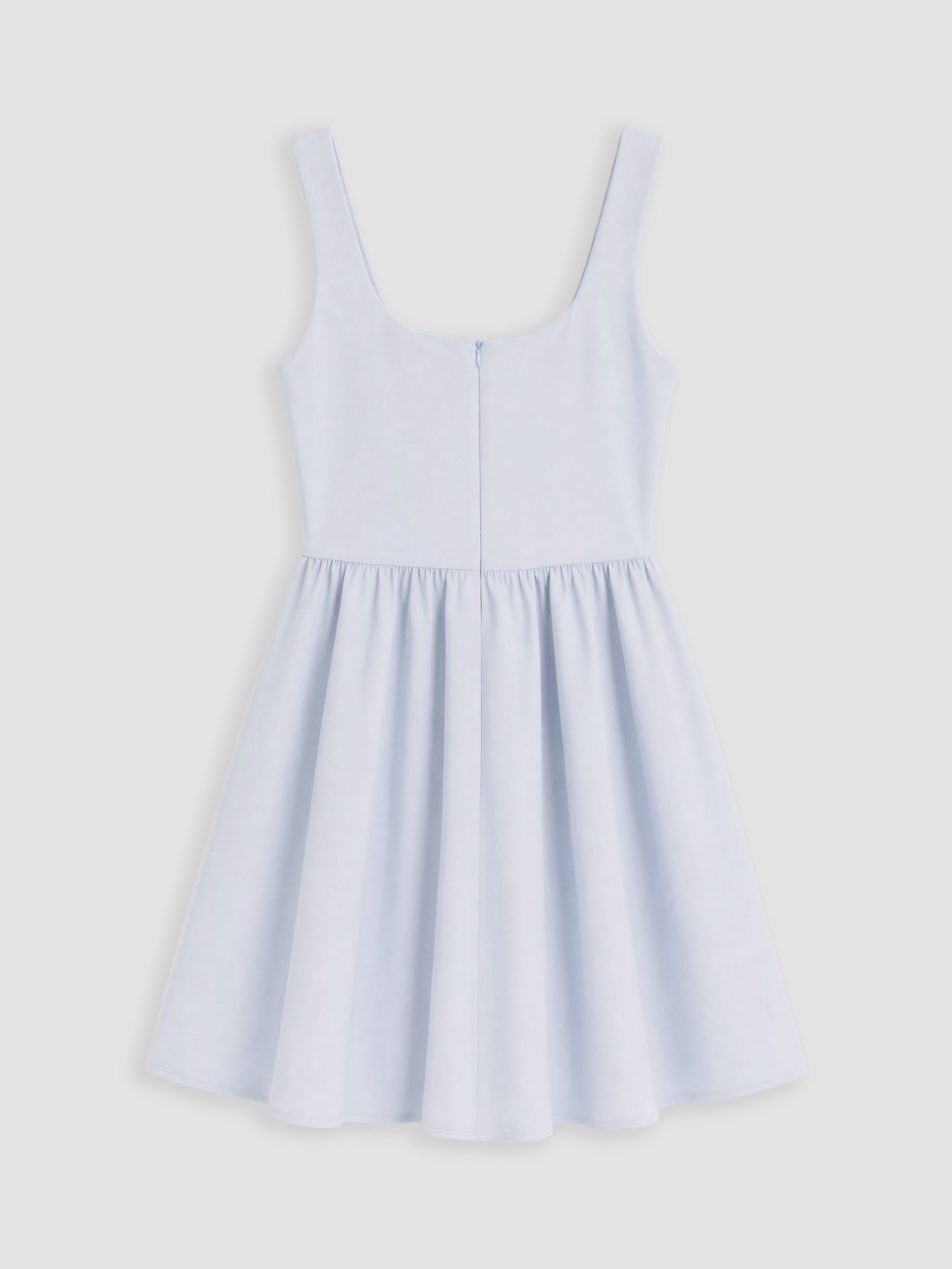 LCW Comfort Kare Yaka Taşlı Mini Elbise görsel 6