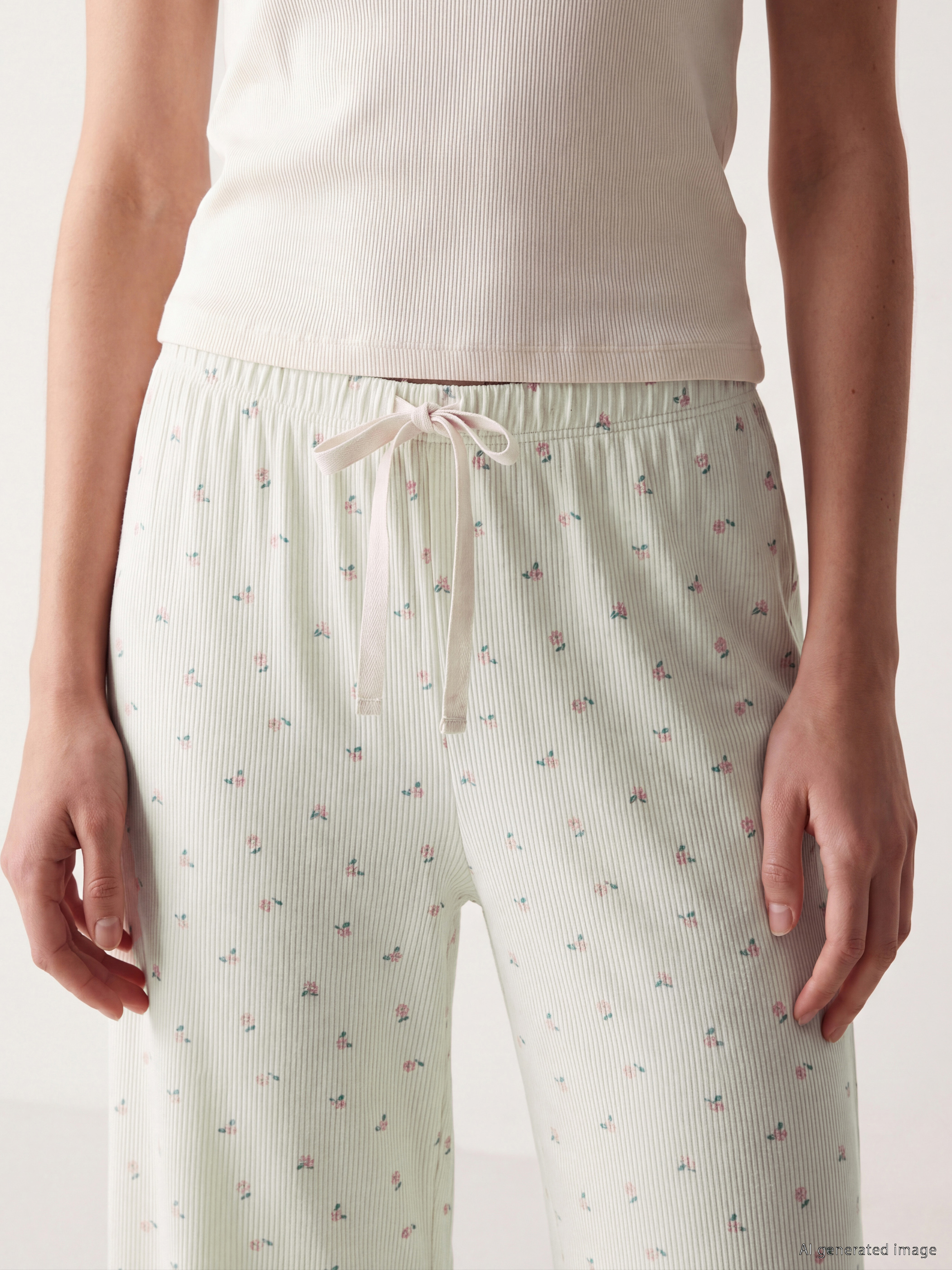 LCW DREAM Desenli Kadın Kapri Pijama Altı görsel 3