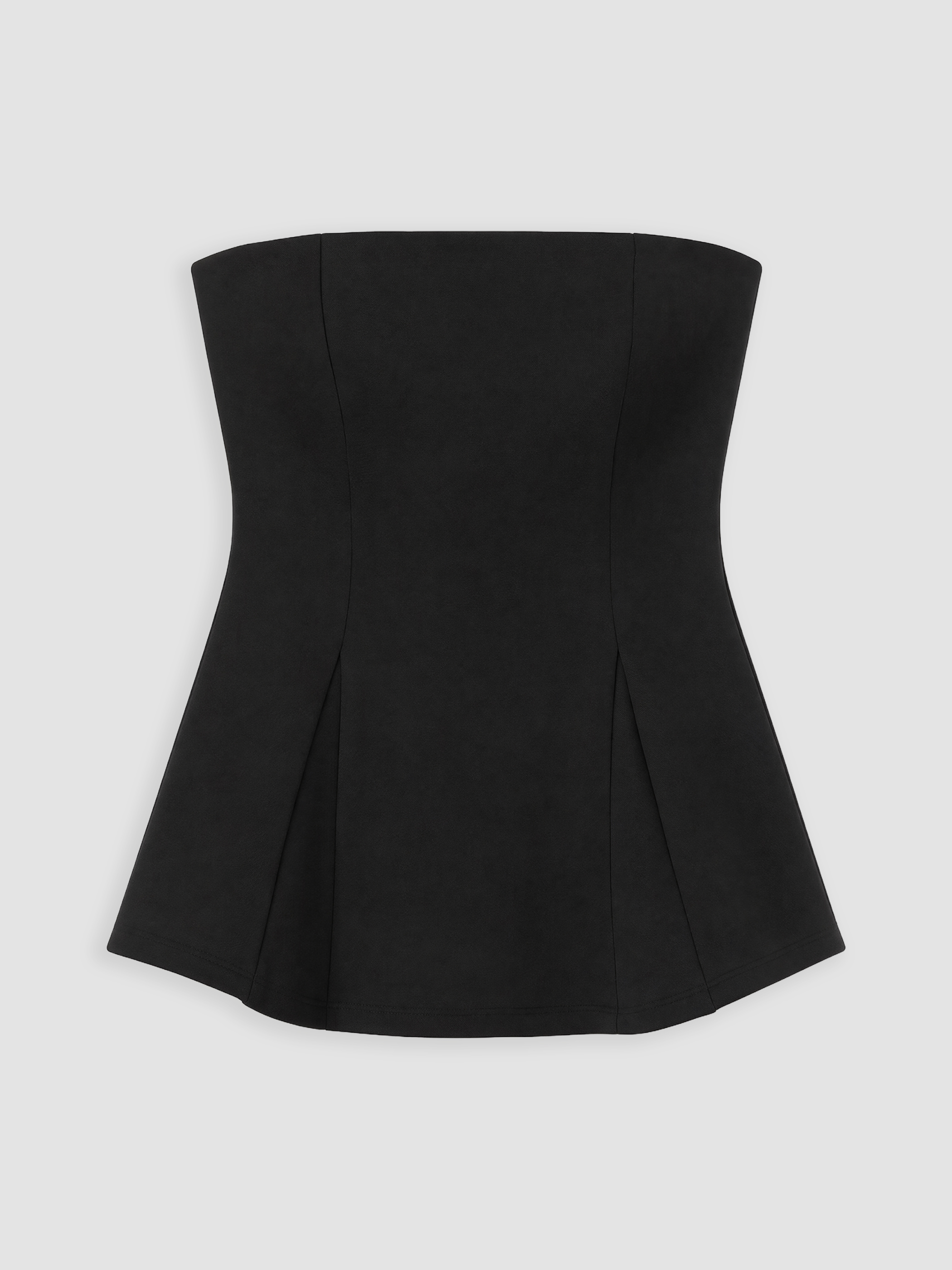 LCW Vision Straplez Yaka Peplum Korse Bluz görsel 5