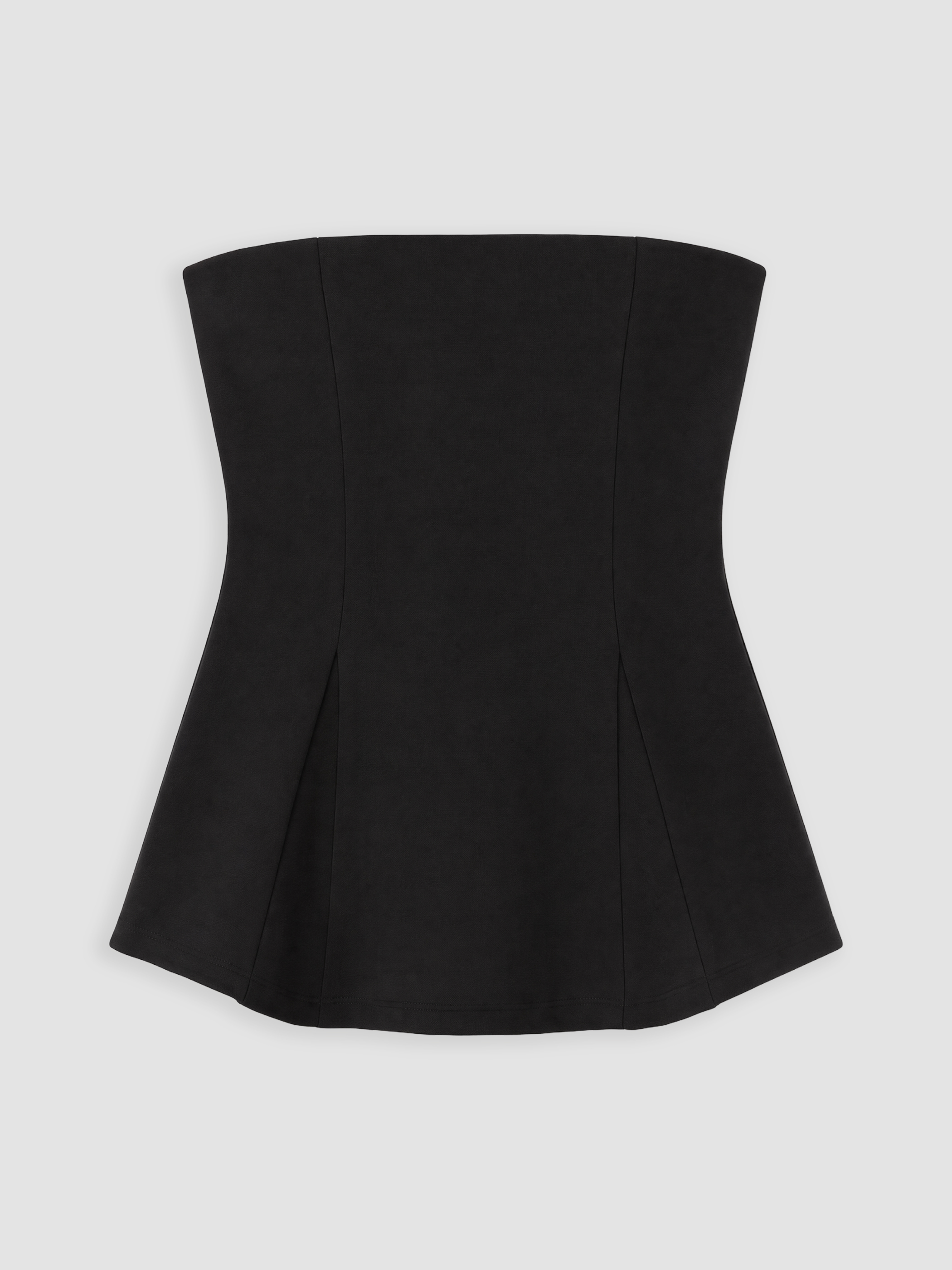 LCW Vision Straplez Yaka Peplum Korse Bluz görsel 6