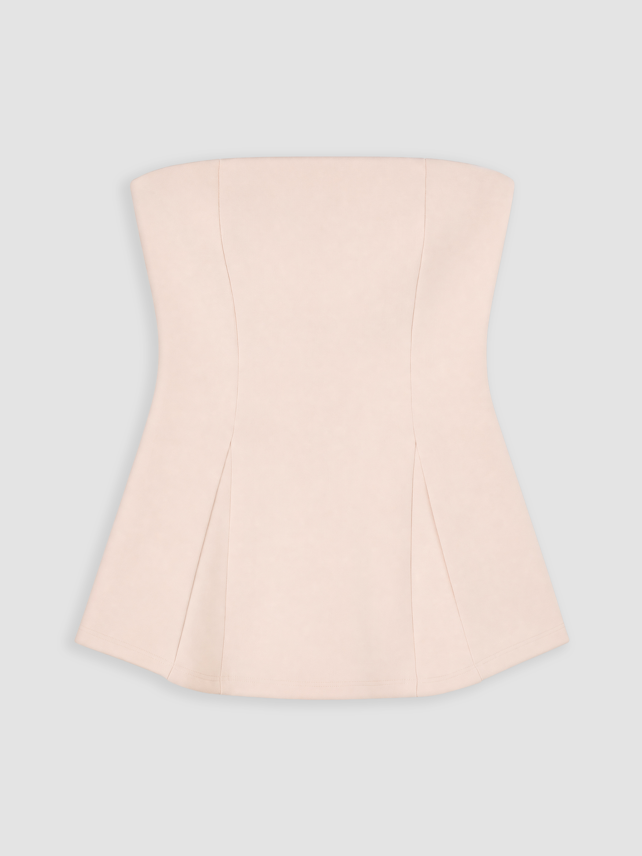 LCW Vision Straplez Yaka Peplum Korse Bluz görsel 6