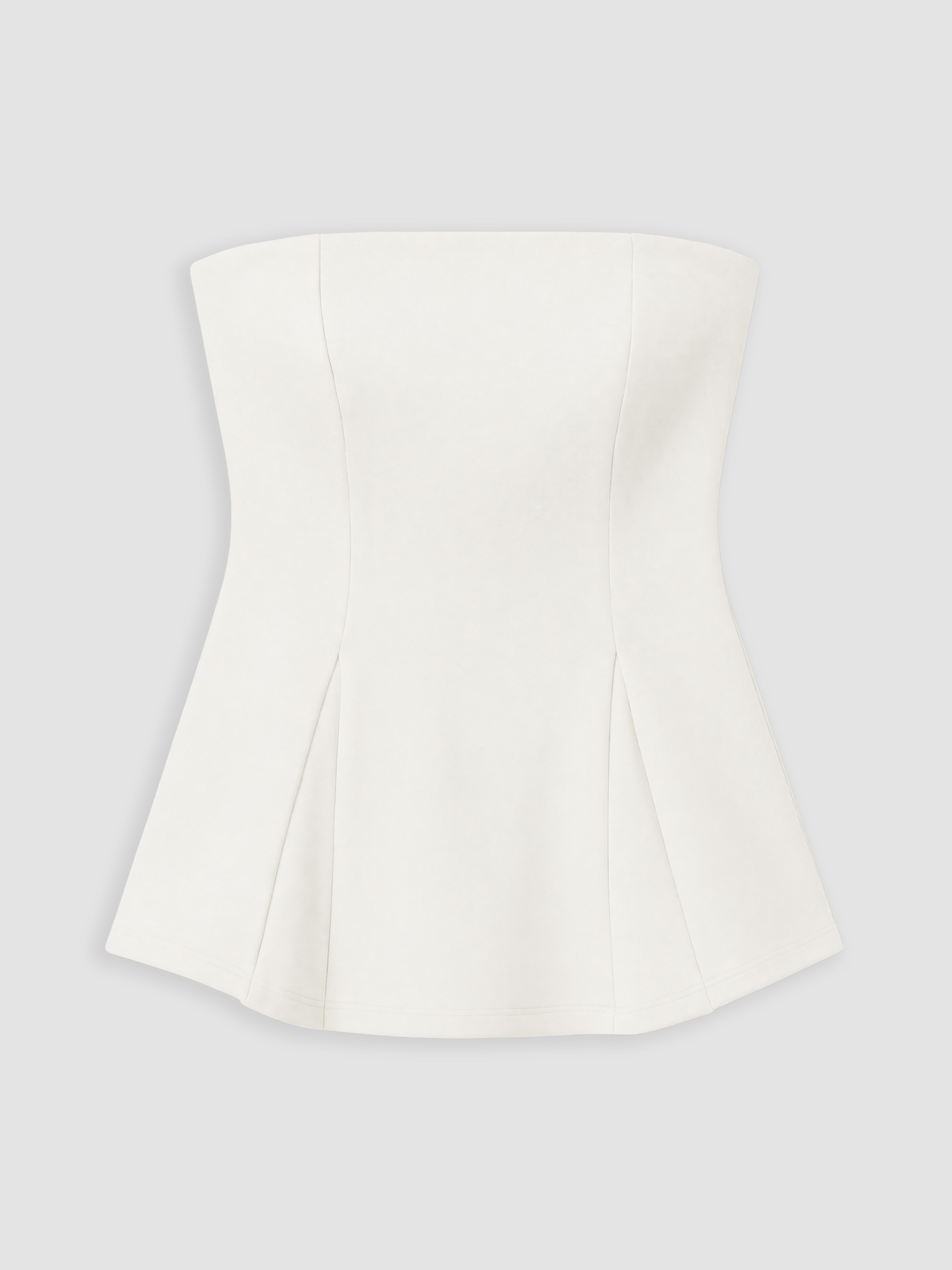 LCW Vision Straplez Yaka Peplum Korse Bluz görsel 5