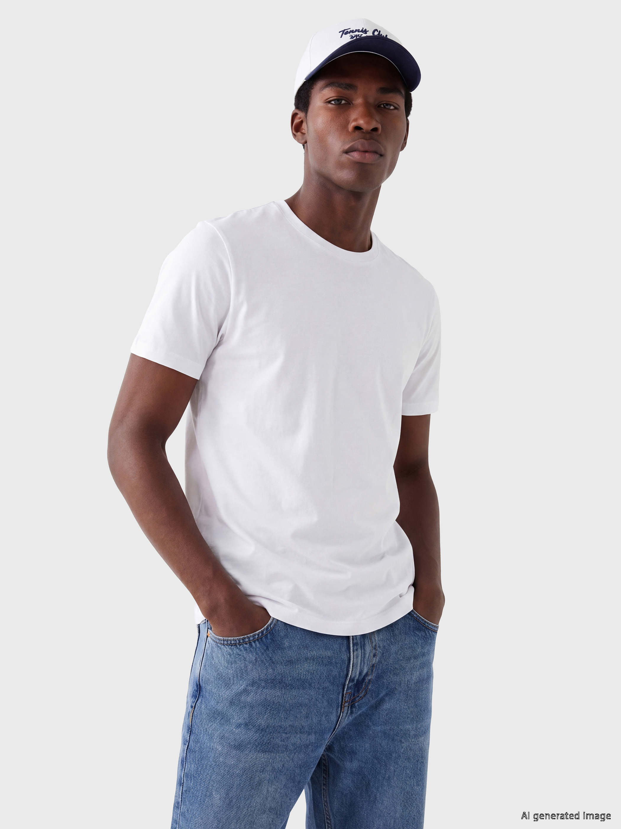 XSIDE 3'lü Süper Slim Fit Esnek Kumaş Tişört / 01 görsel 2