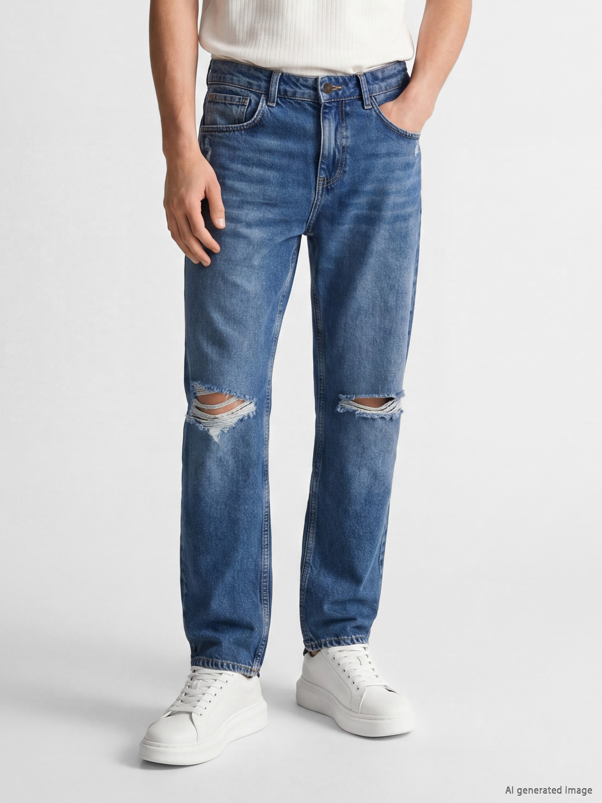 LCW Jeans Baggy Fit Erkek Jean Pantolon görsel 2