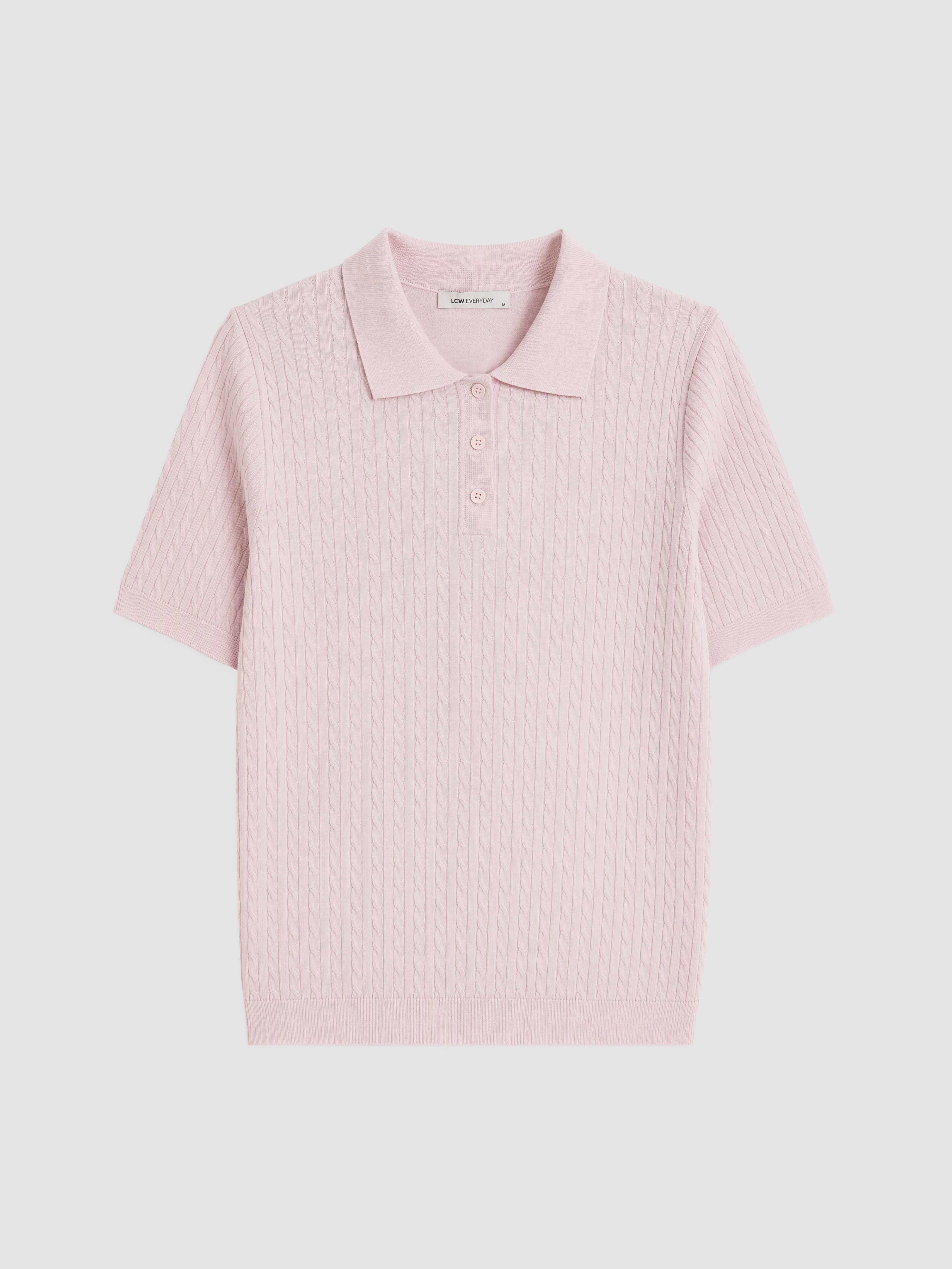 LCW EVERYDAY Polo Yaka Kadın Triko Kazak görsel 5