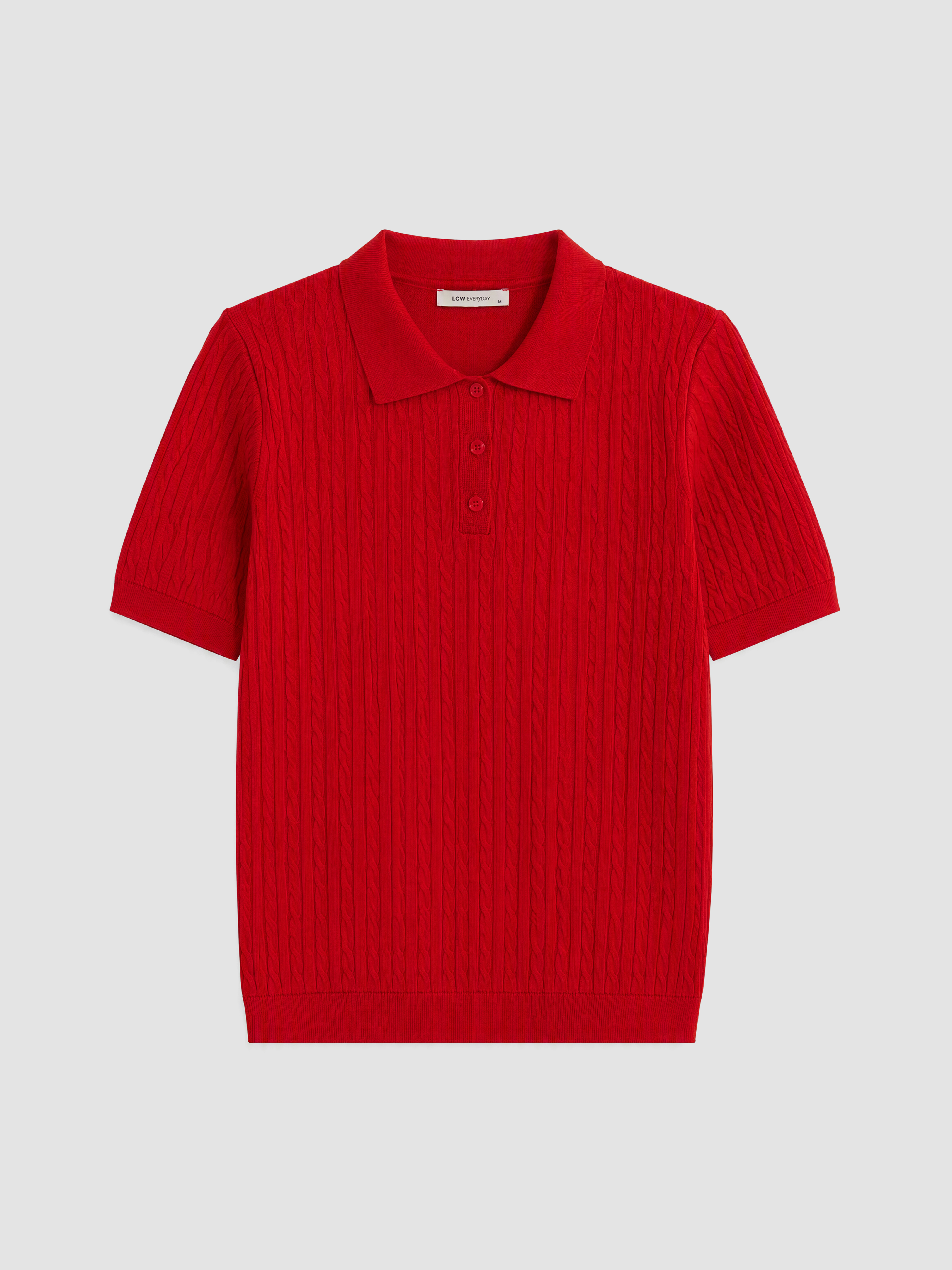 LCW EVERYDAY Polo Yaka Kadın Triko Kazak görsel 5