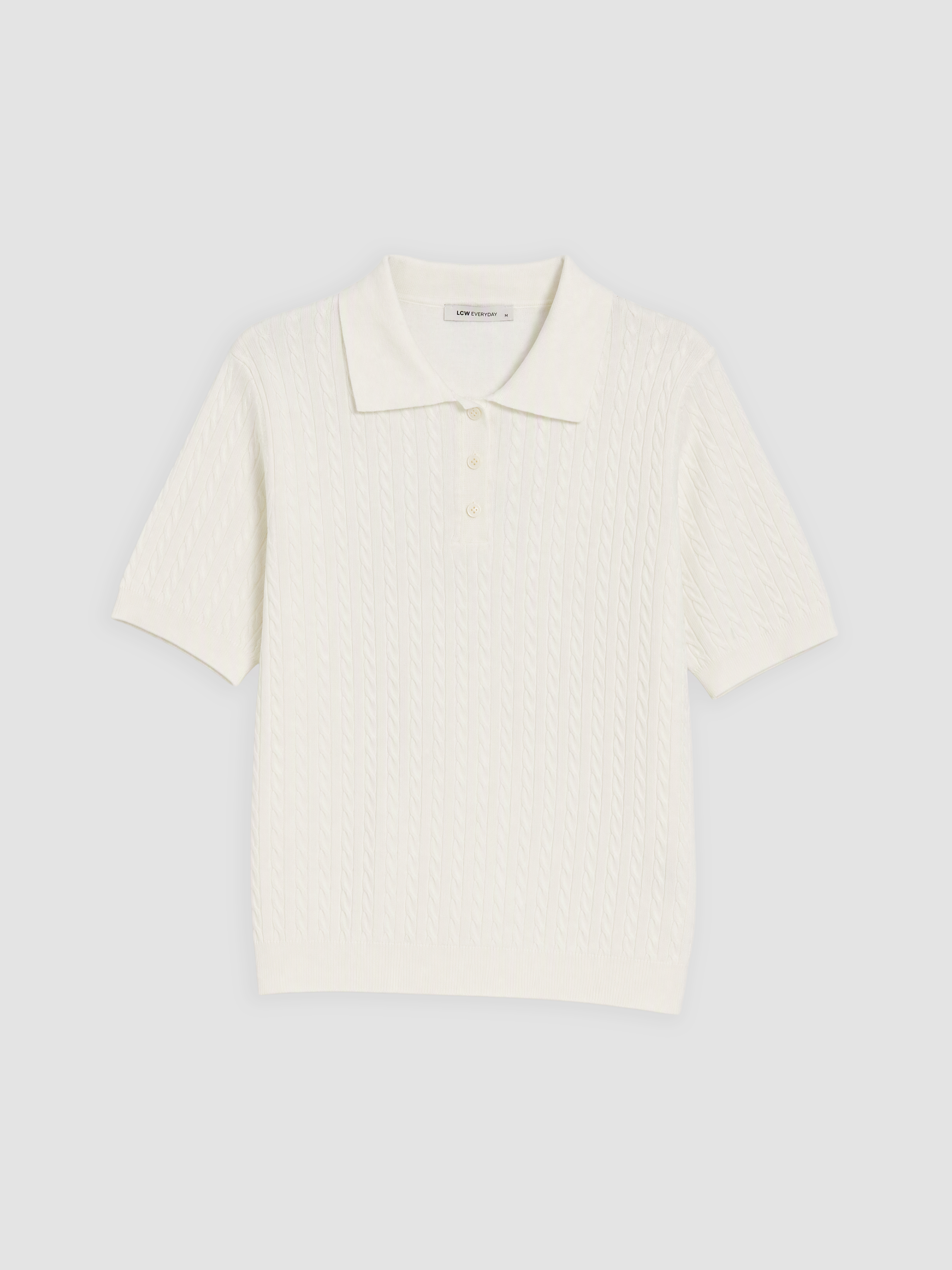 LCW EVERYDAY Polo Yaka Kadın Triko Kazak görsel 5
