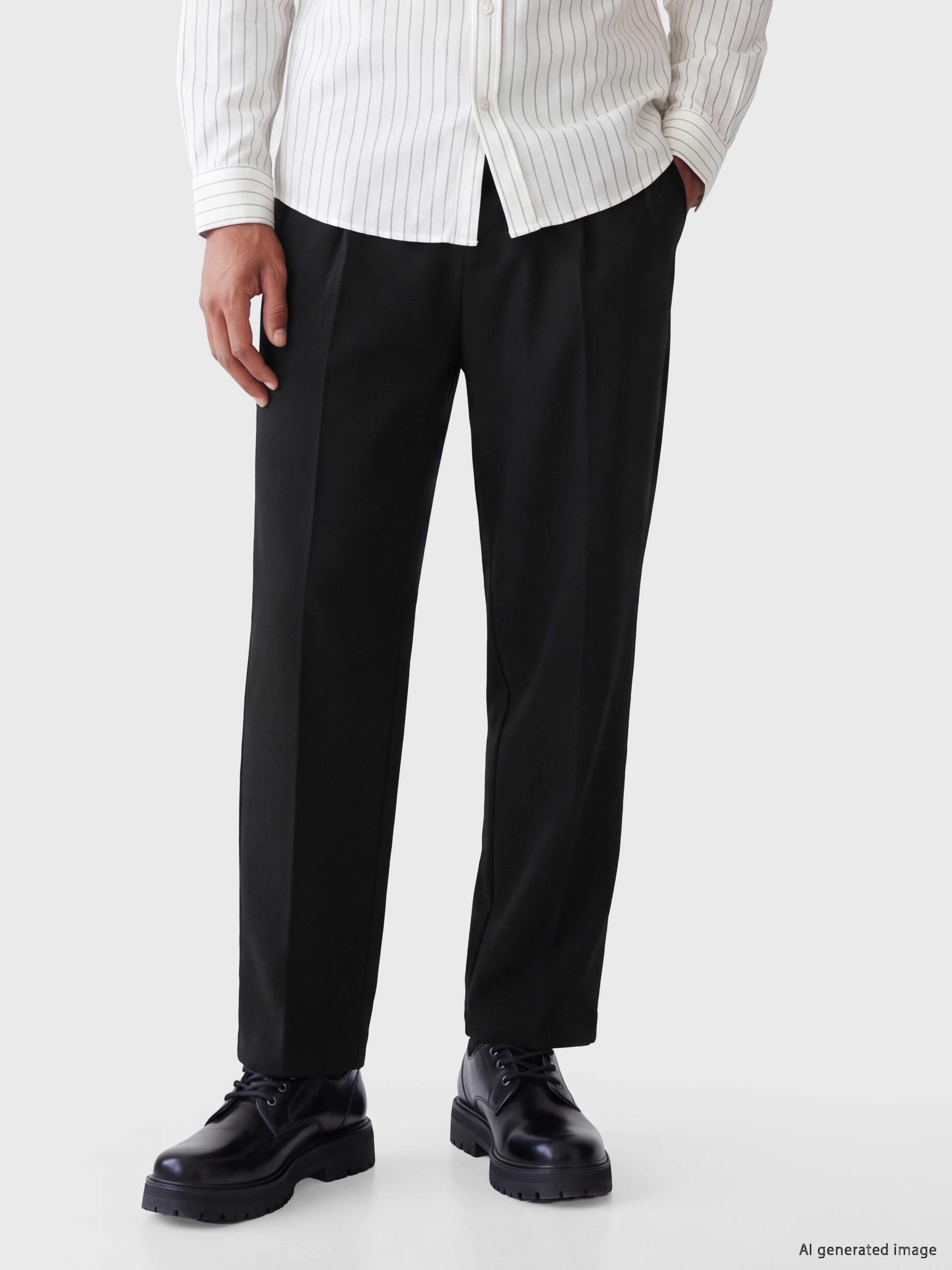 LCW Vision Relax Fit Gabardin Erkek Pileli Pantolon görsel 2