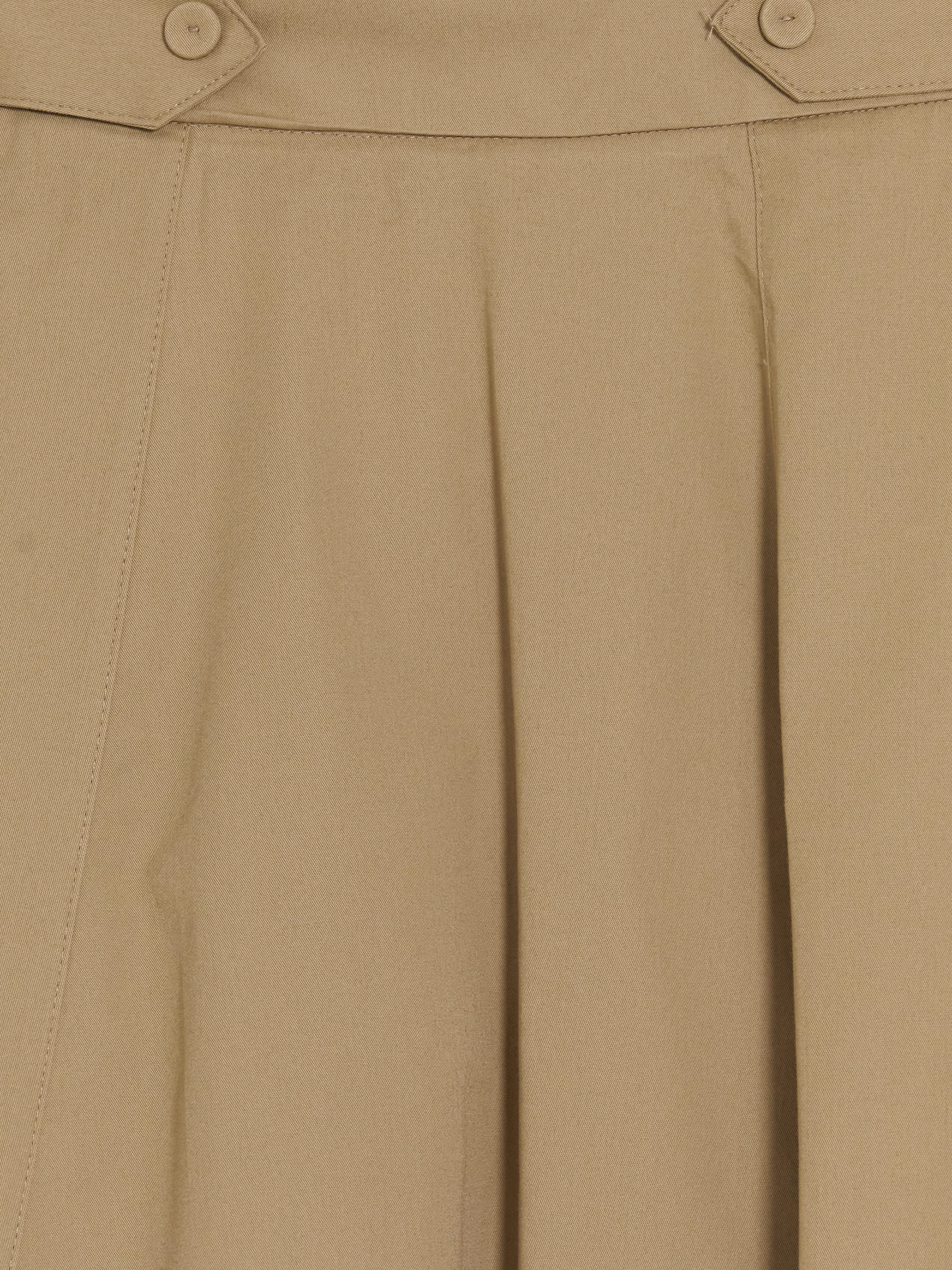 LCW Modest Beli Lastikli Gabardin Kloş Etek görsel 7