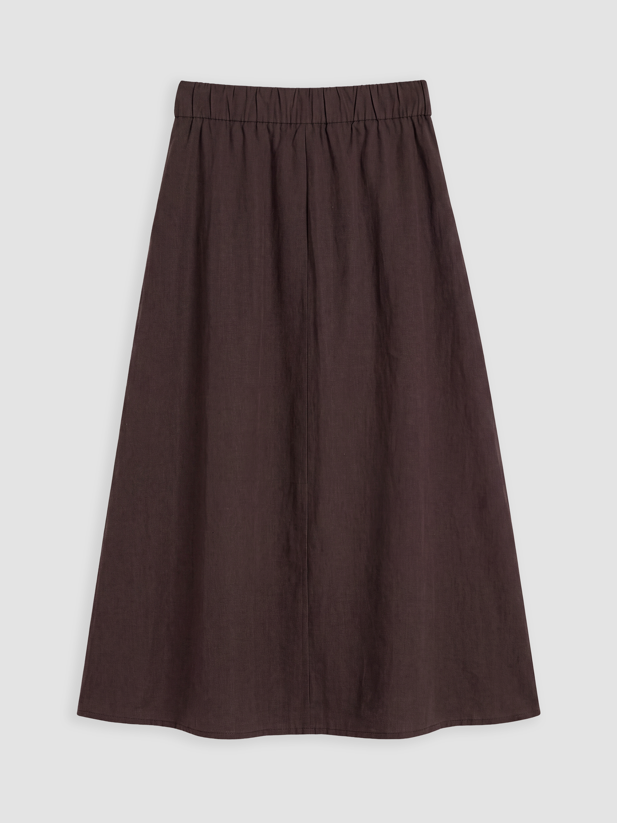 LCW Modest Beli Lastikli Gabardin Kloş Etek görsel 7