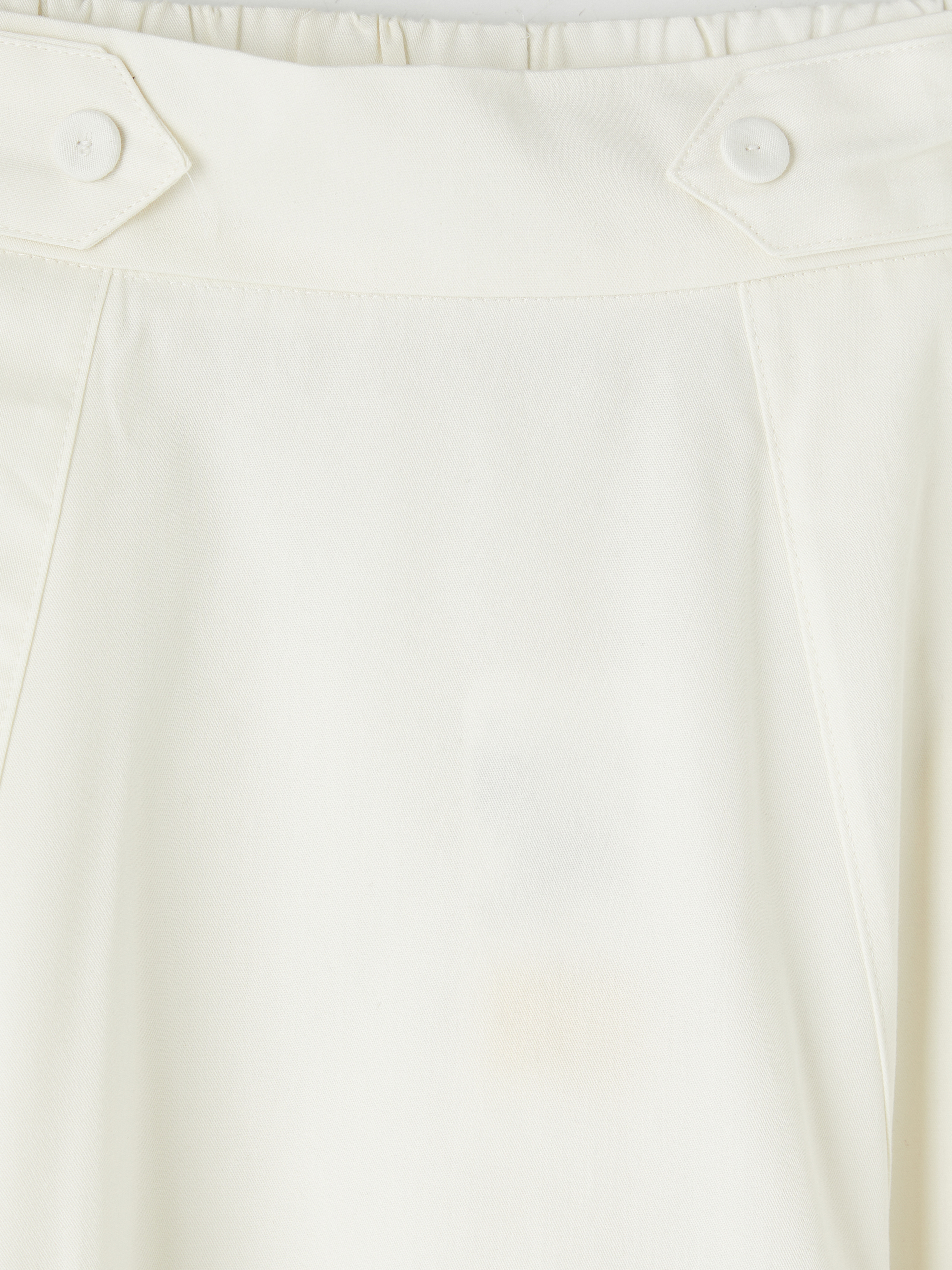 LCW Modest Beli Lastikli Gabardin Kloş Etek görsel 7