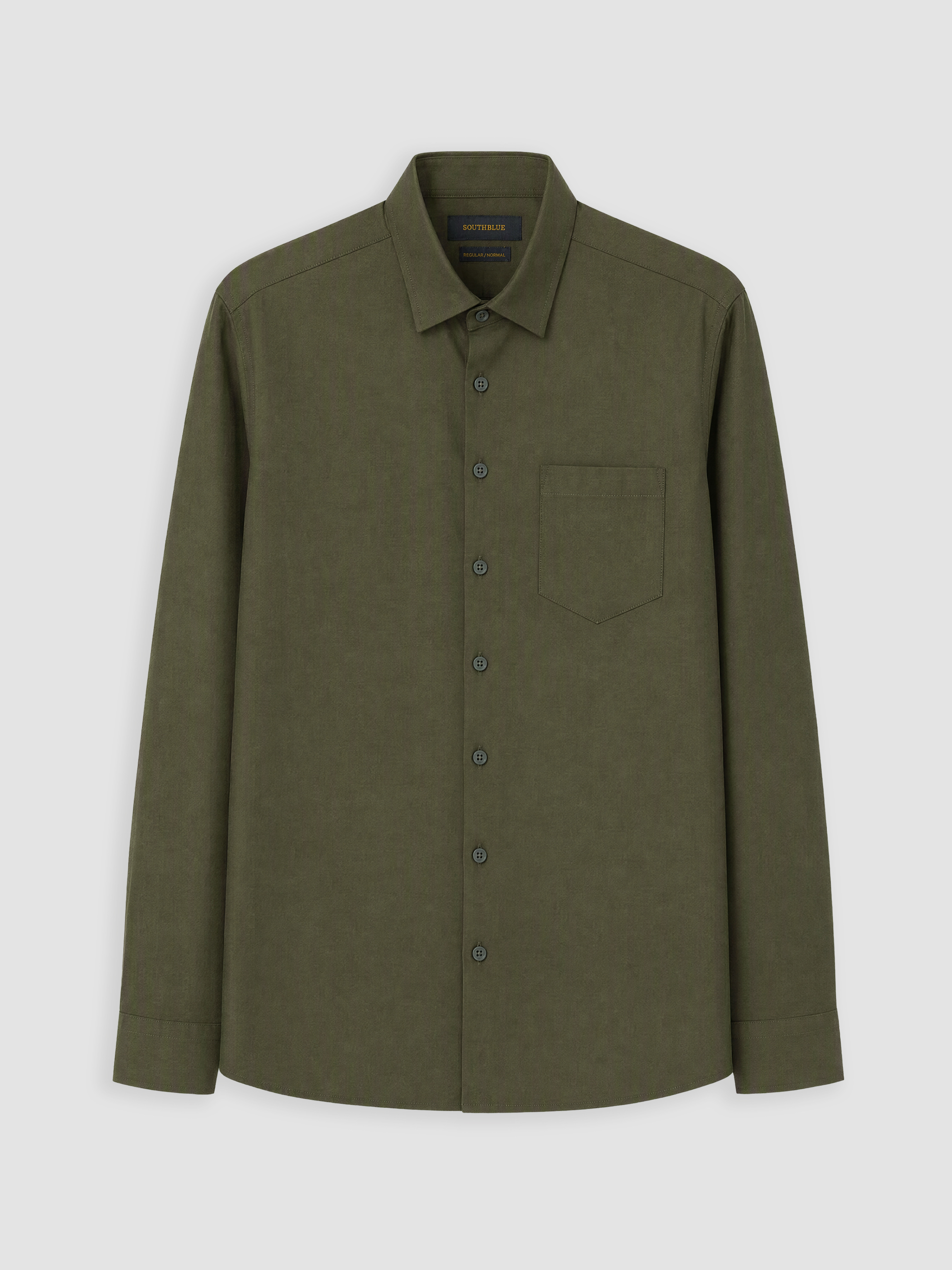 SOUTHBLUE Regular Fit Gabardin Erkek Gömlek görsel 5