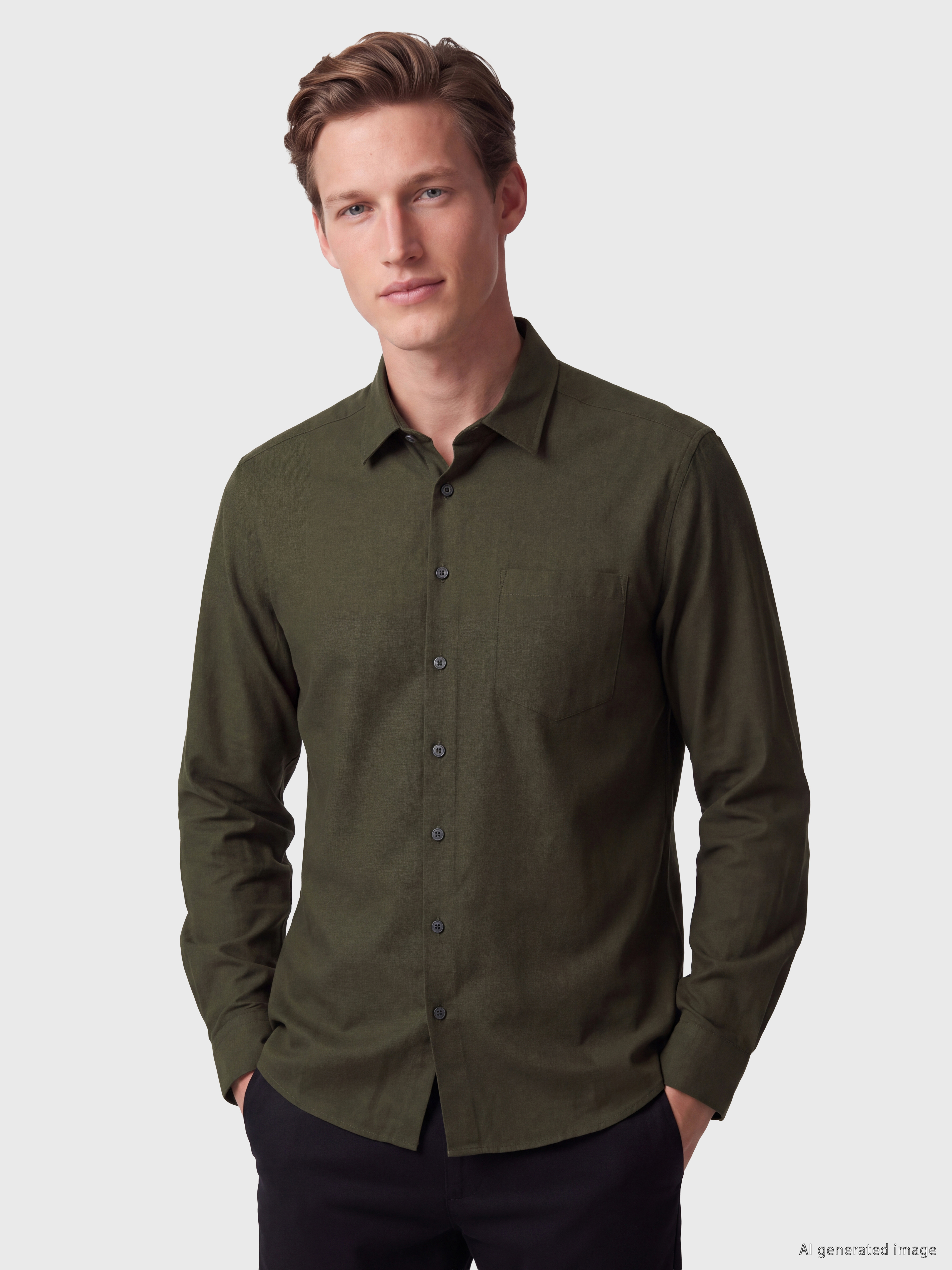 SOUTHBLUE Regular Fit Gabardin Erkek Gömlek