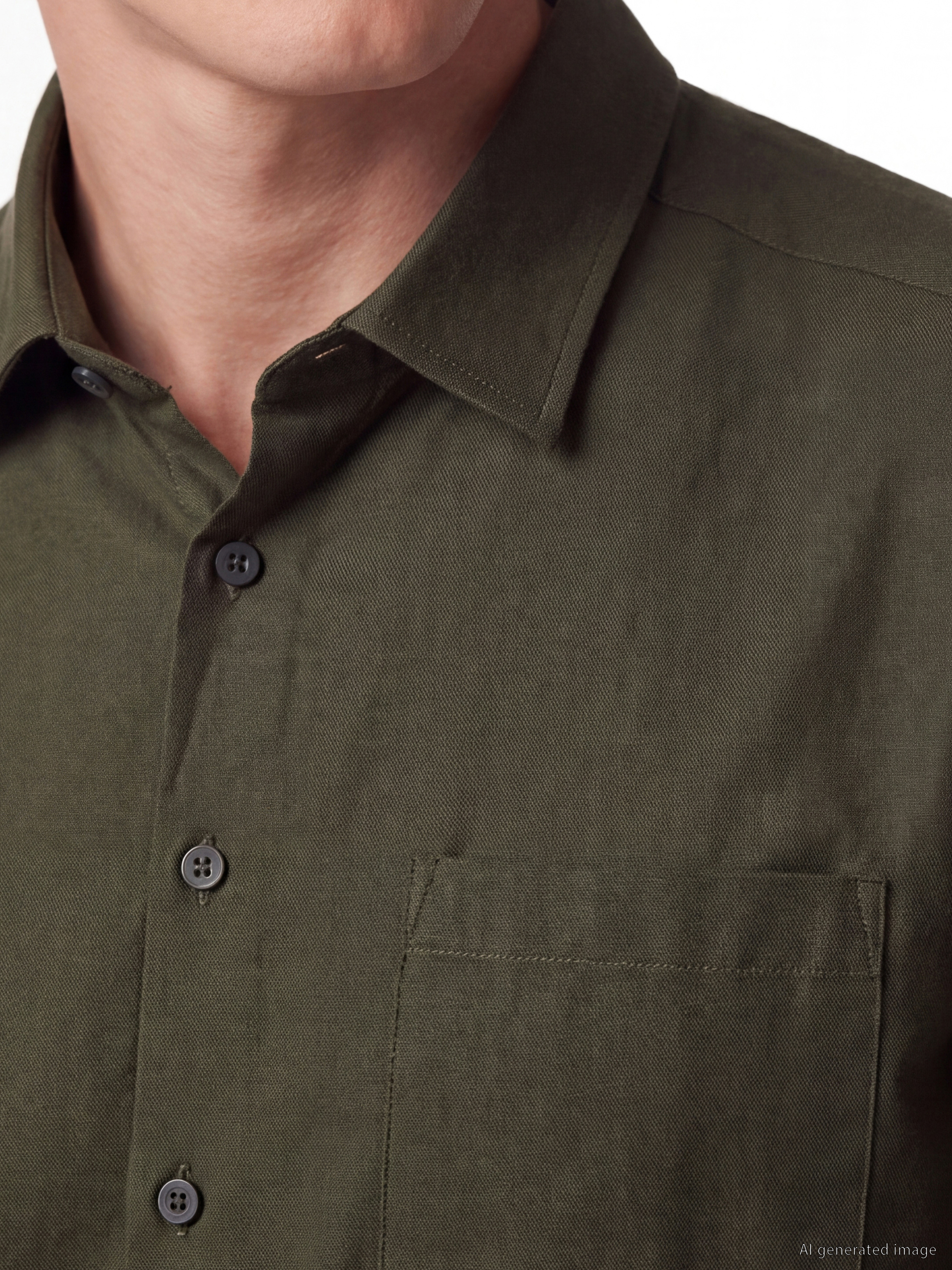SOUTHBLUE Regular Fit Gabardin Erkek Gömlek görsel 3