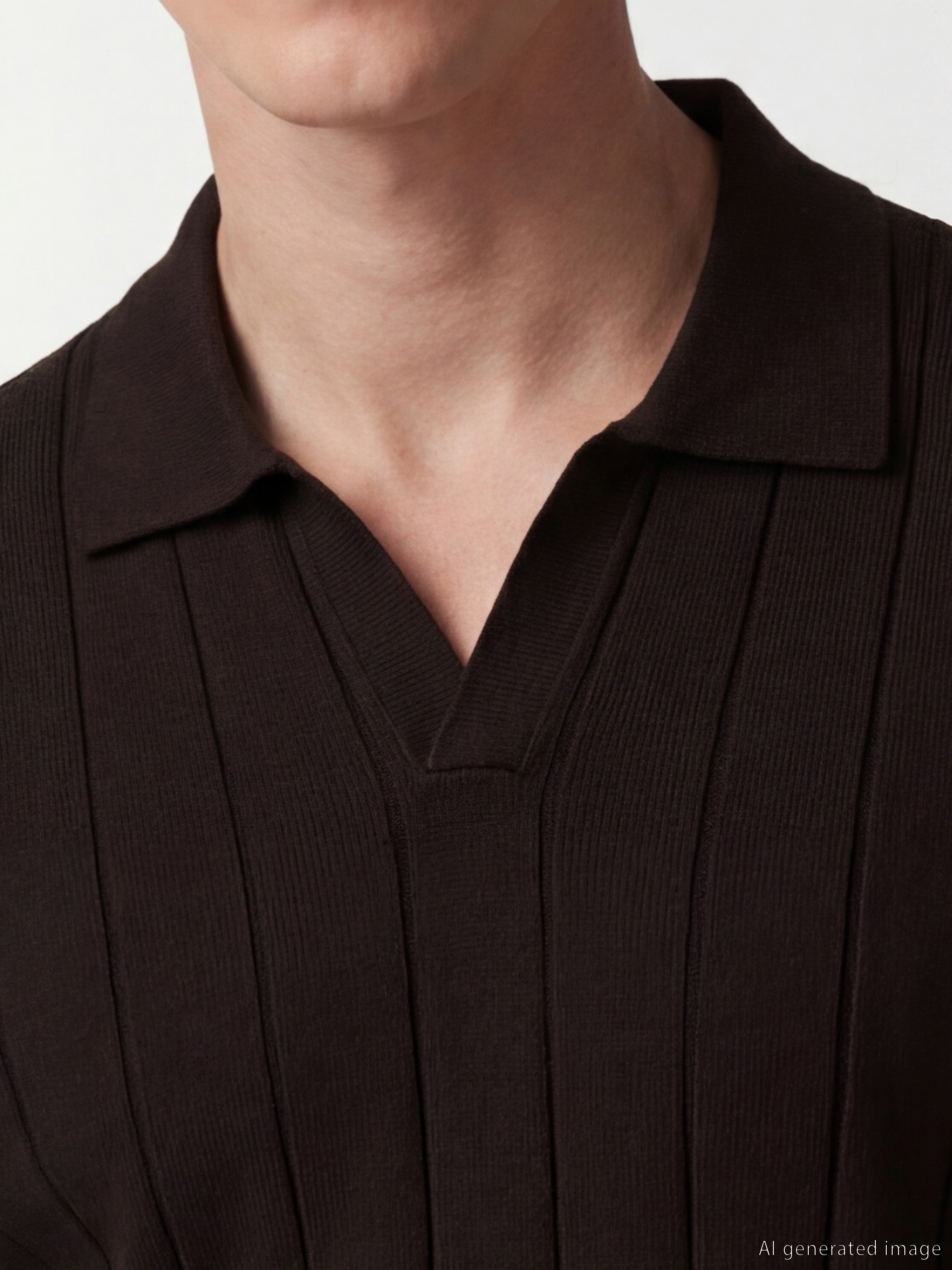 SOUTHBLUE Polo Yaka Çizgili Erkek Triko Tişört görsel 3