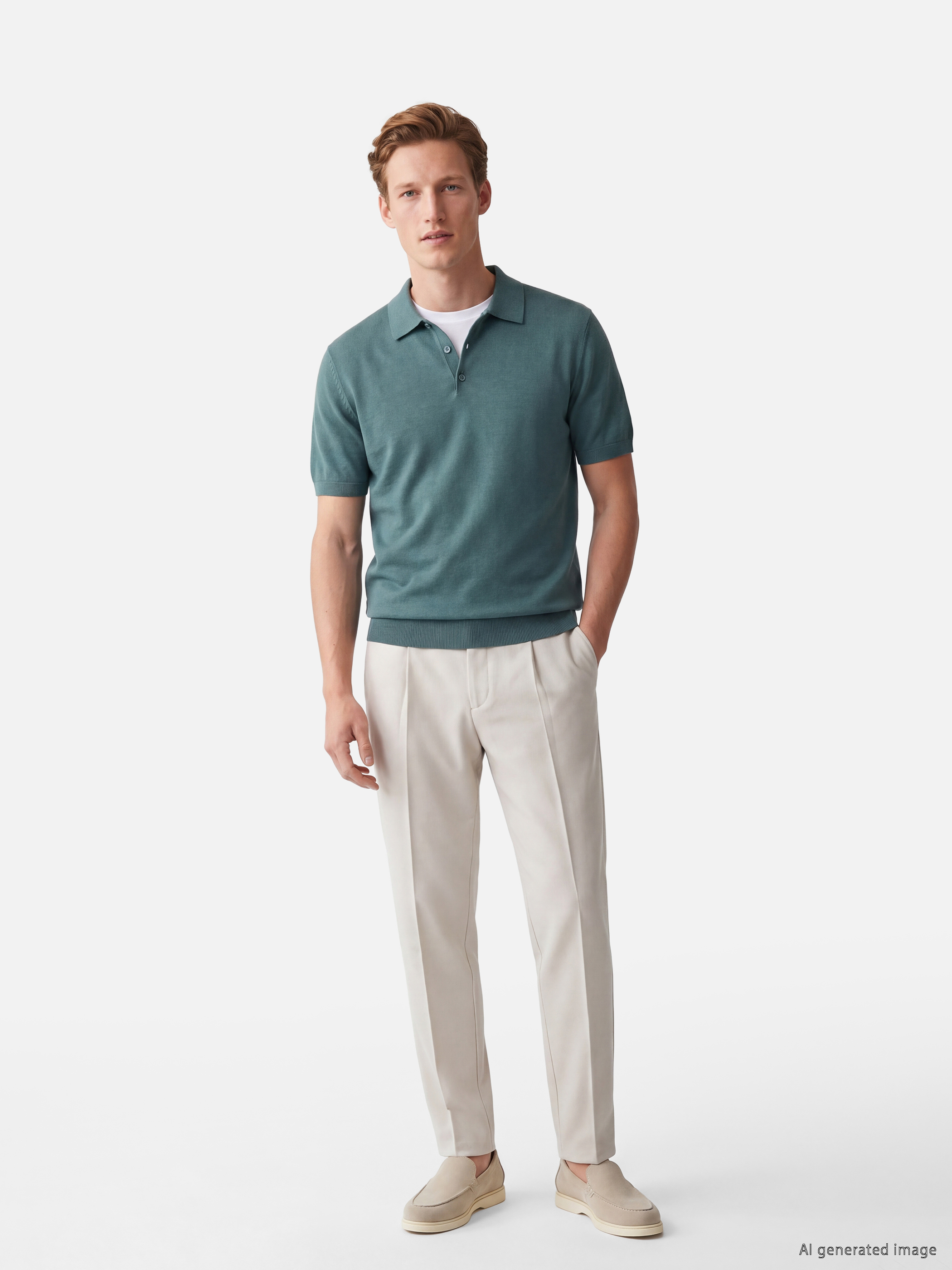 SOUTHBLUE Polo Yaka Erkek Triko Tişört görsel 2