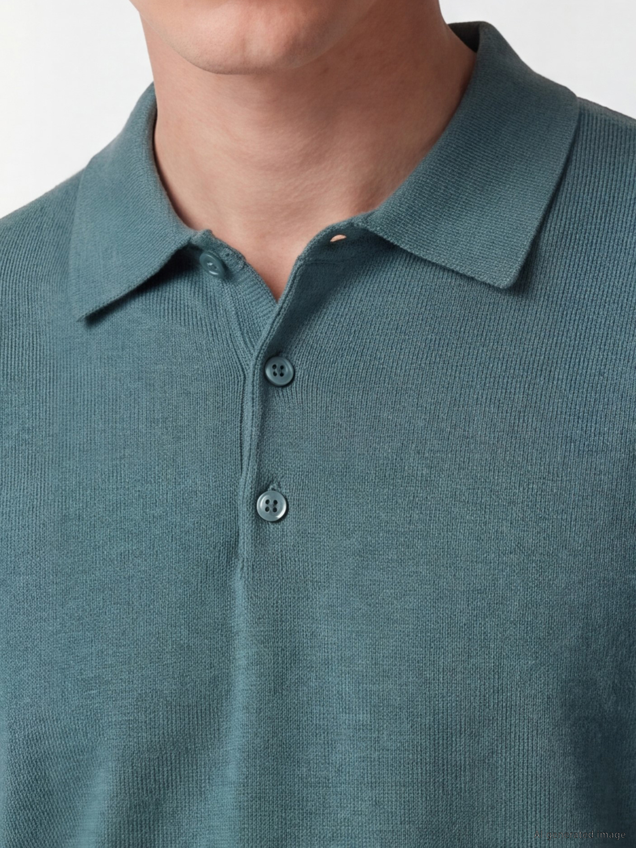 SOUTHBLUE Polo Yaka Erkek Triko Tişört görsel 3