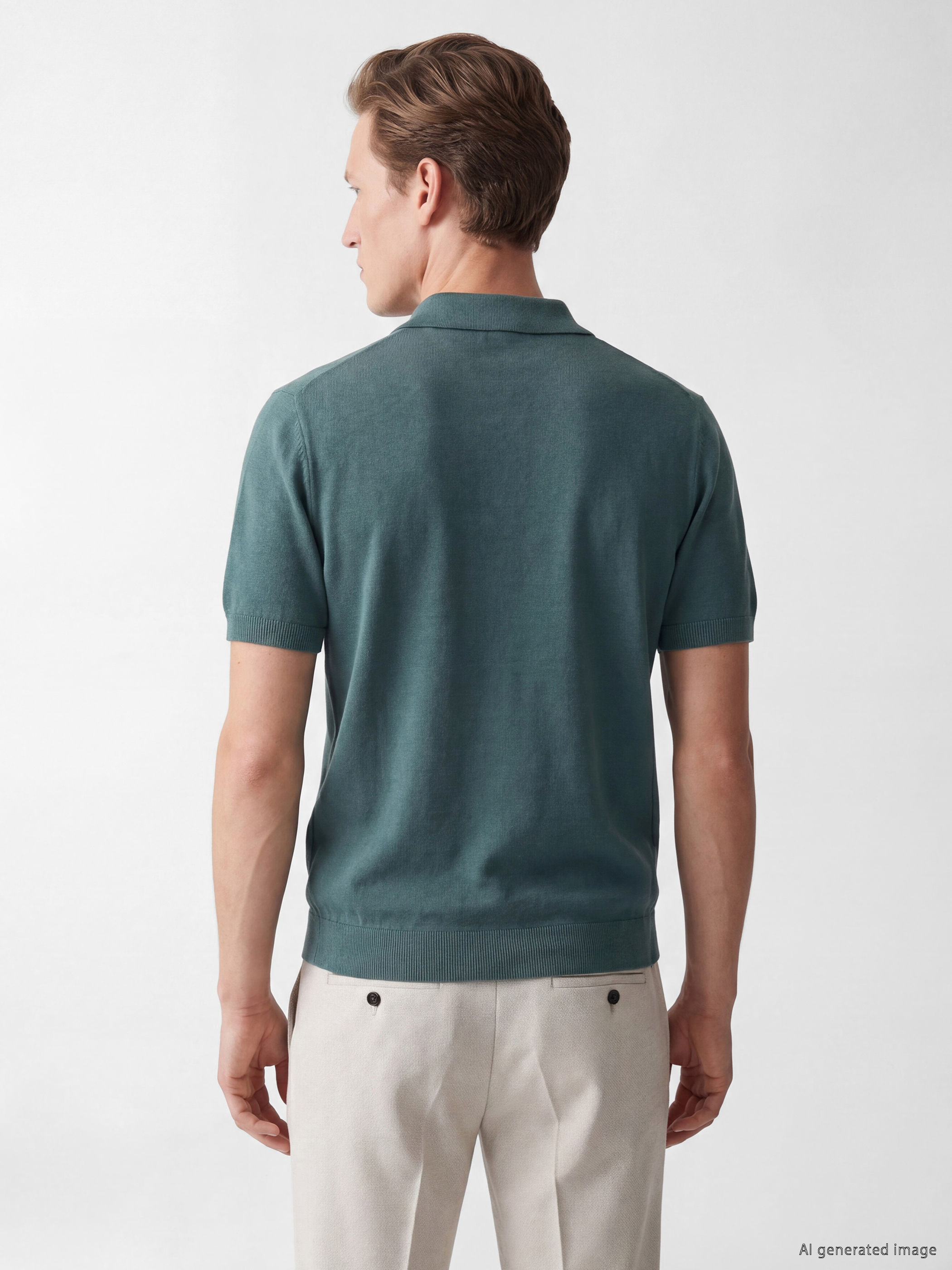 SOUTHBLUE Polo Yaka Erkek Triko Tişört görsel 4
