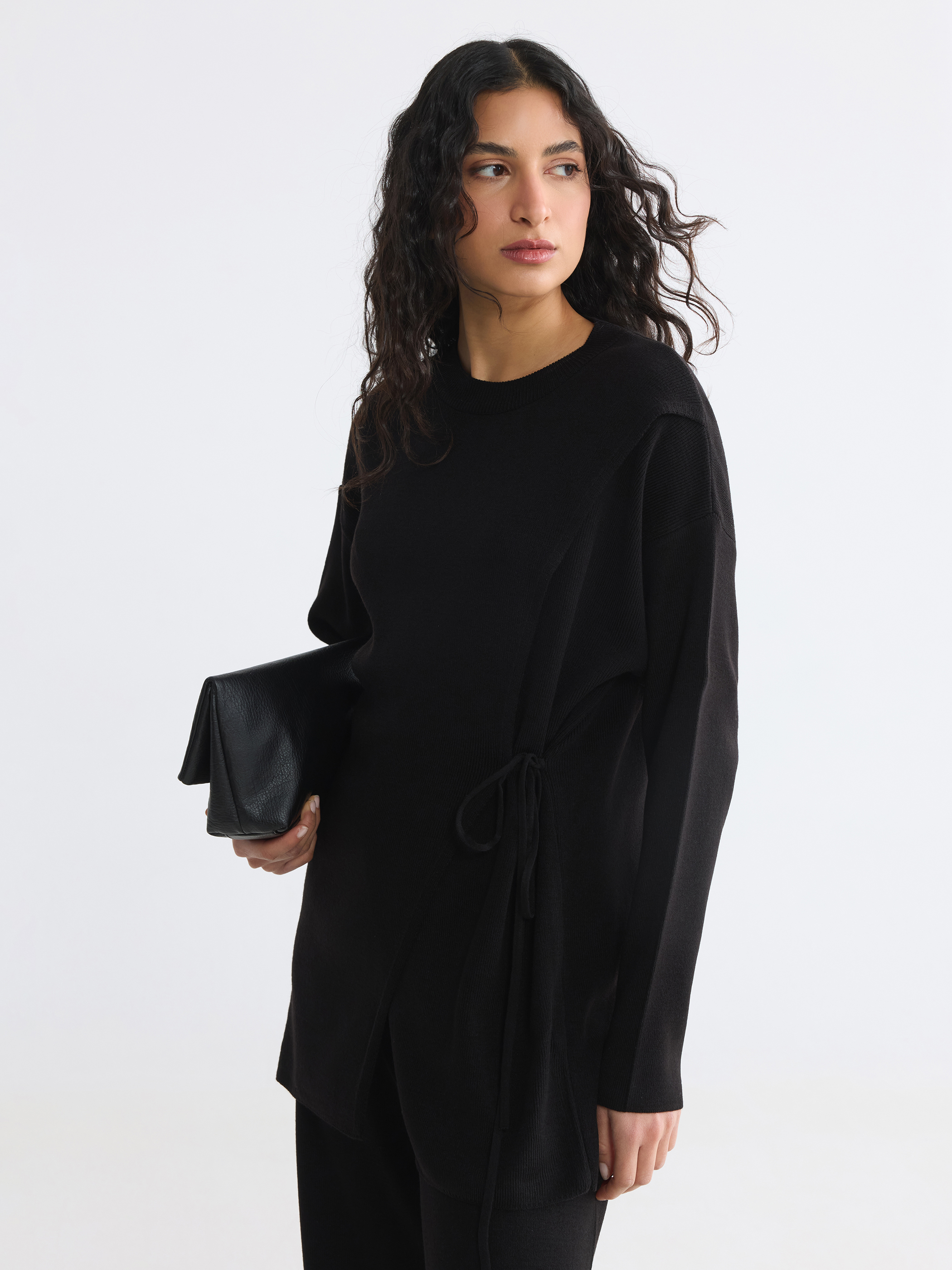 LCW Modest Bisiklet Yaka Kadın Triko Tunik