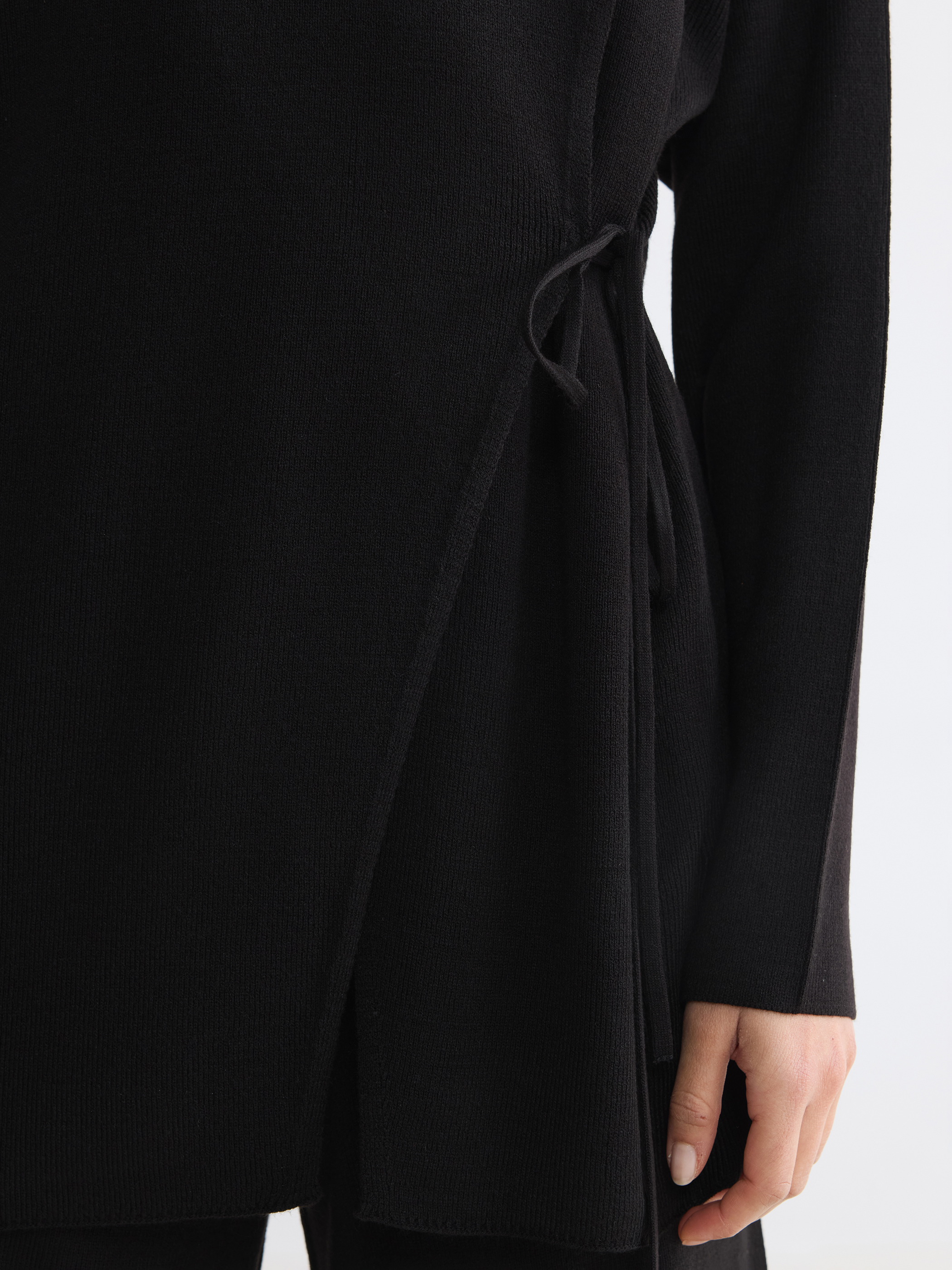 LCW Modest Bisiklet Yaka Kadın Triko Tunik görsel 3