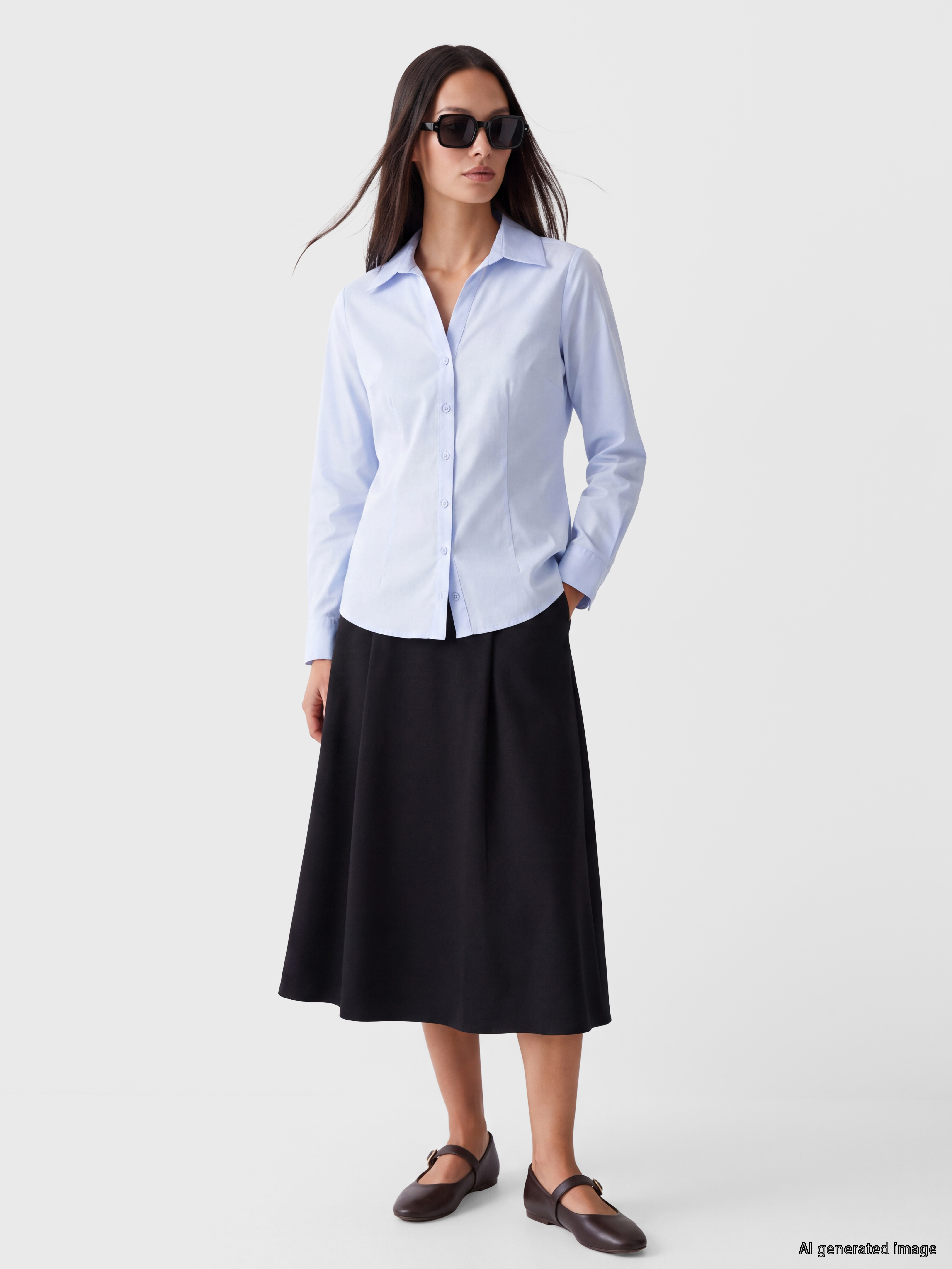 LCW EVERYDAY Regular Fit Kadın Gömlek görsel 2