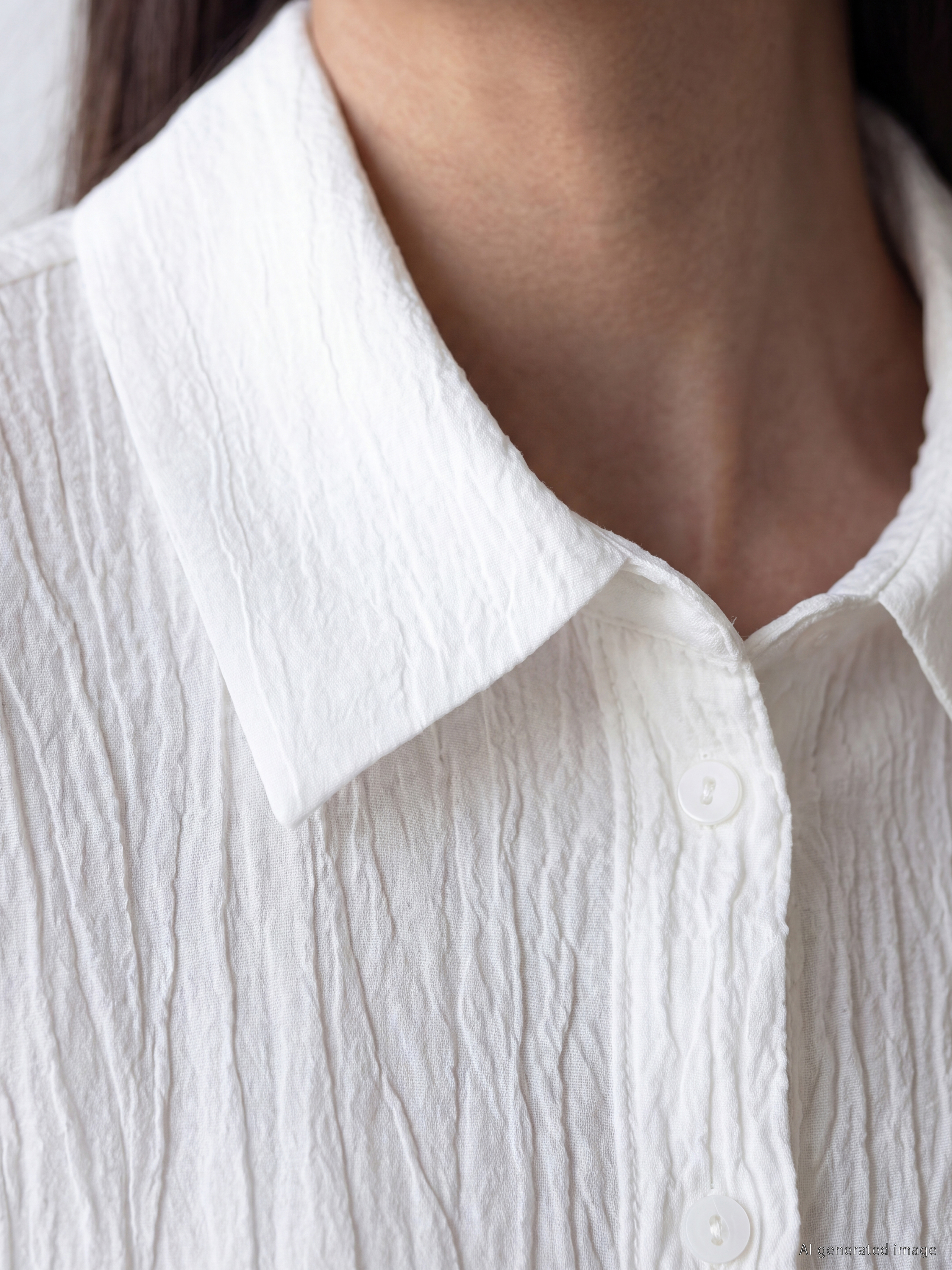 LCW EVERYDAY Dokulu Oversize Kadın Gömlek görsel 3