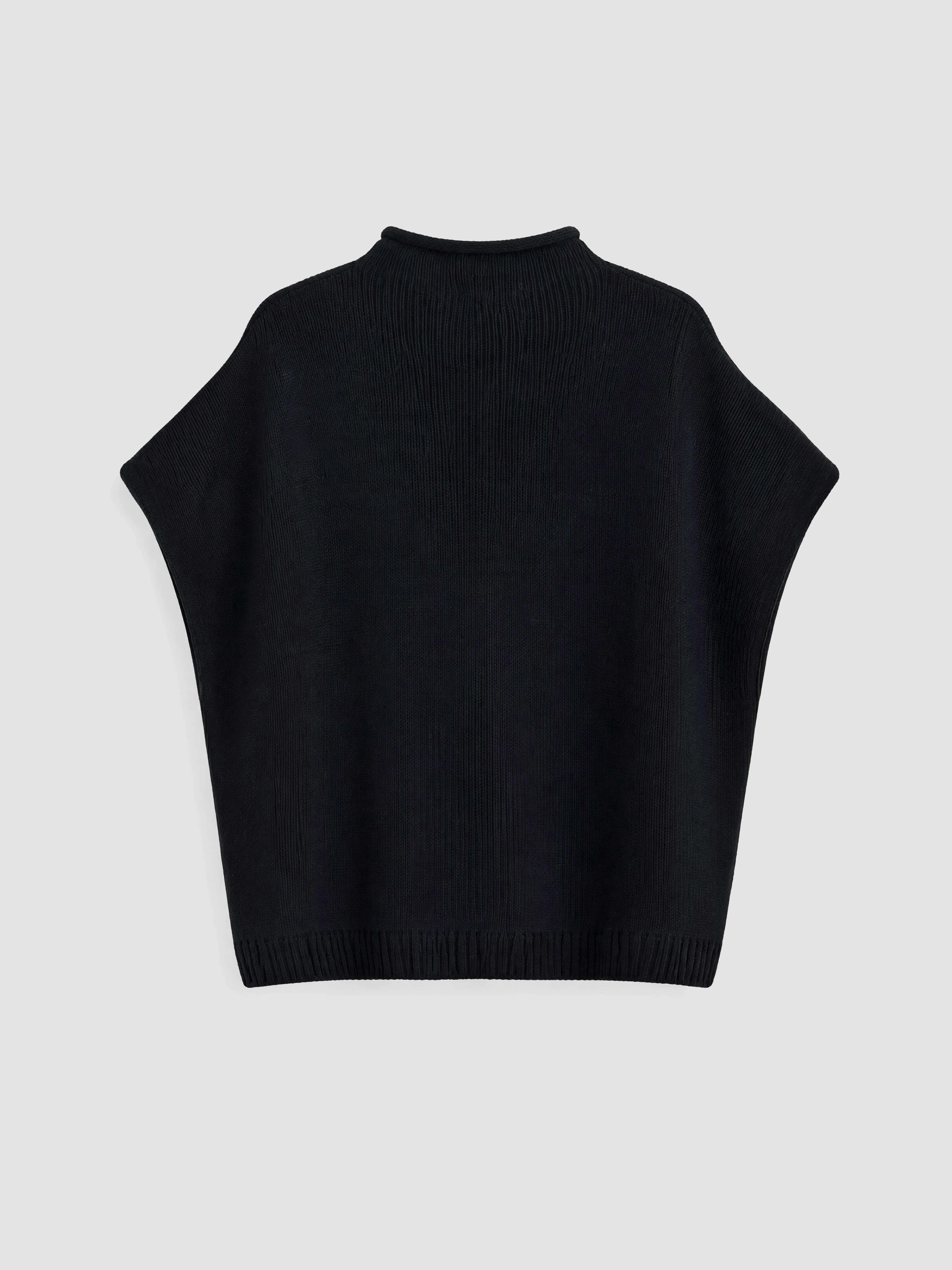 LCW Modest Yarım Balıkçı Yaka Kadın Triko Panço görsel 6