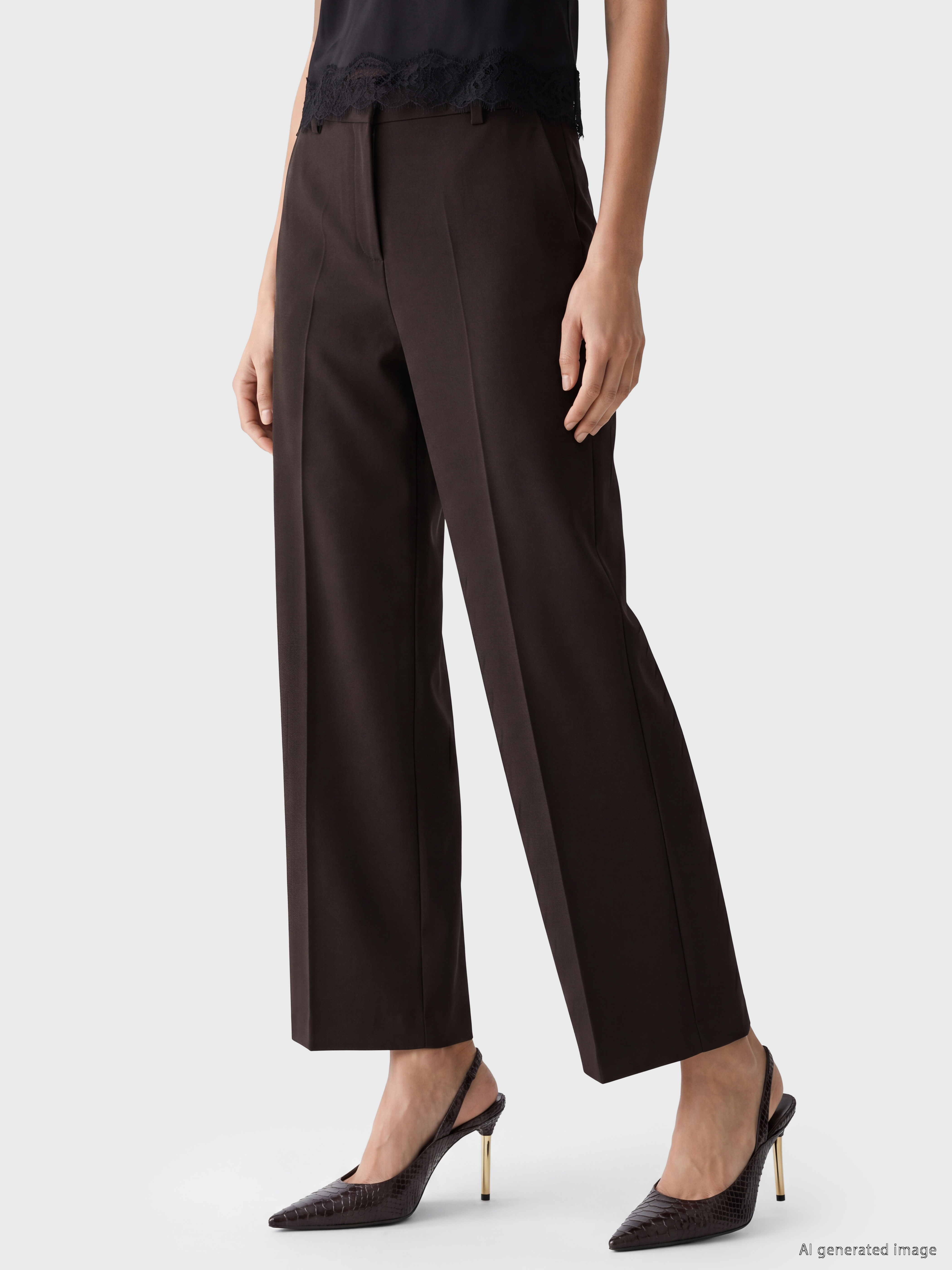 LCWAIKIKI Classic Regular Fit Kadın Pantolon görsel 2