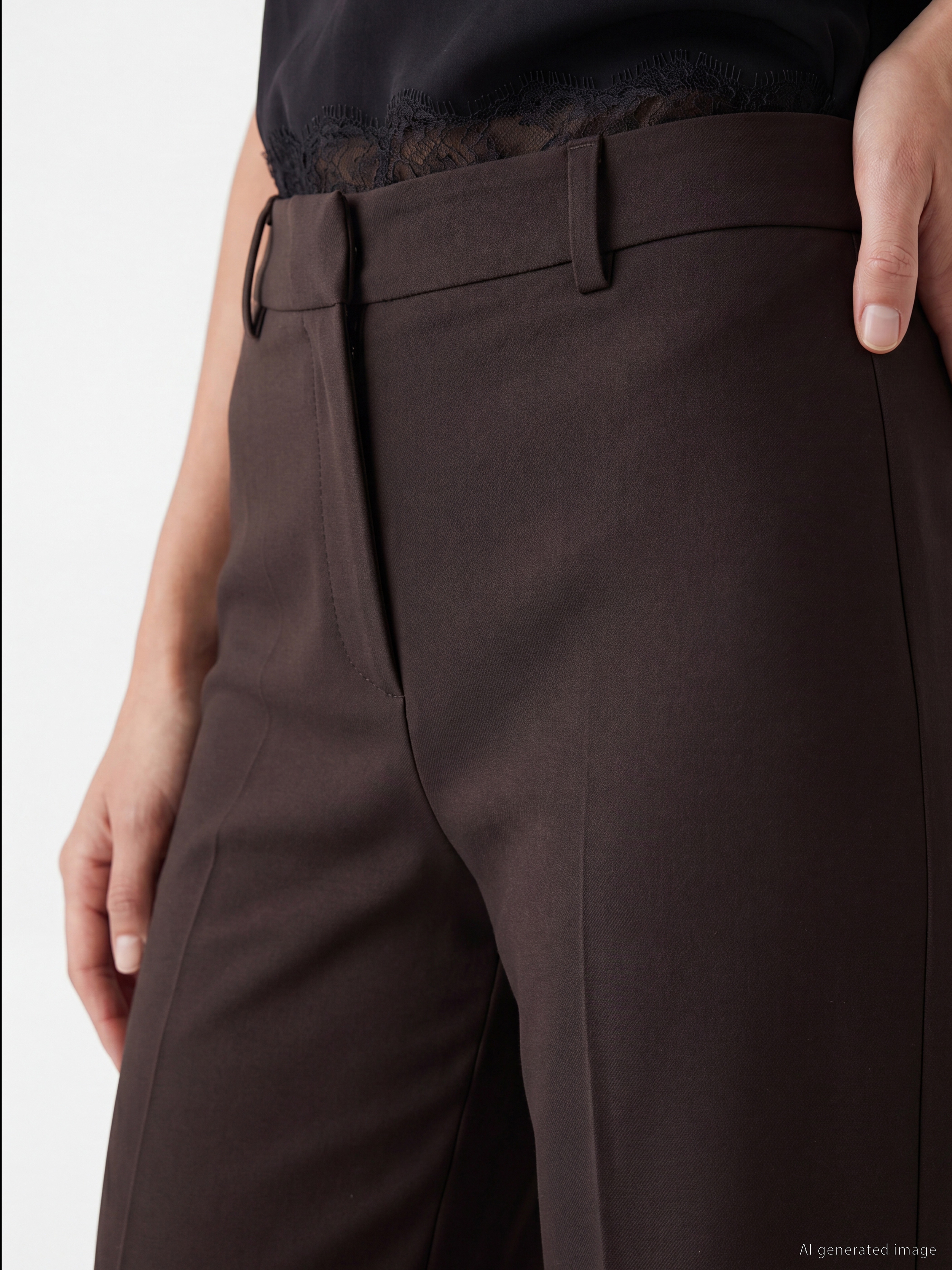 LCWAIKIKI Classic Regular Fit Kadın Pantolon görsel 3