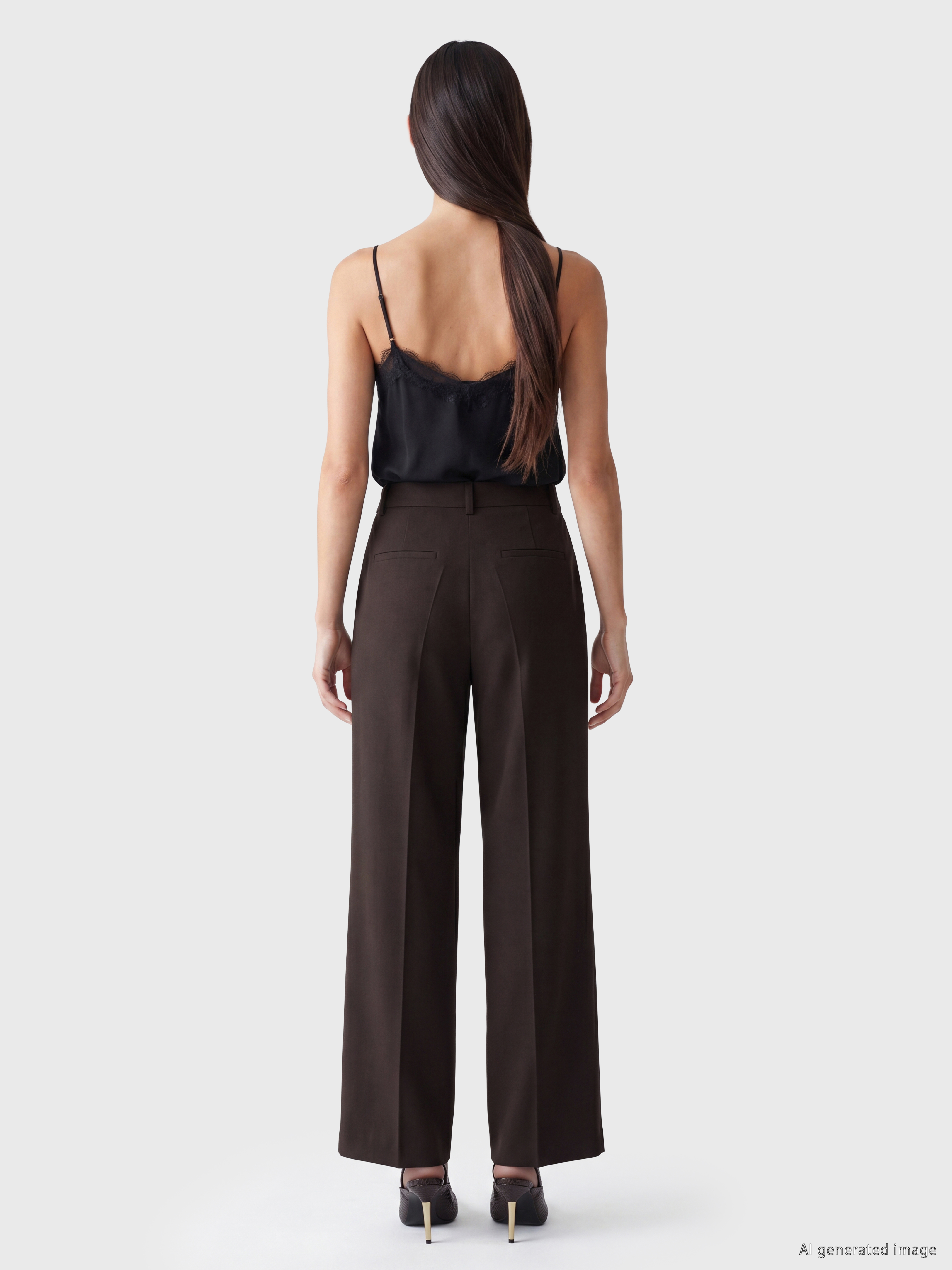 LCWAIKIKI Classic Regular Fit Kadın Pantolon görsel 4