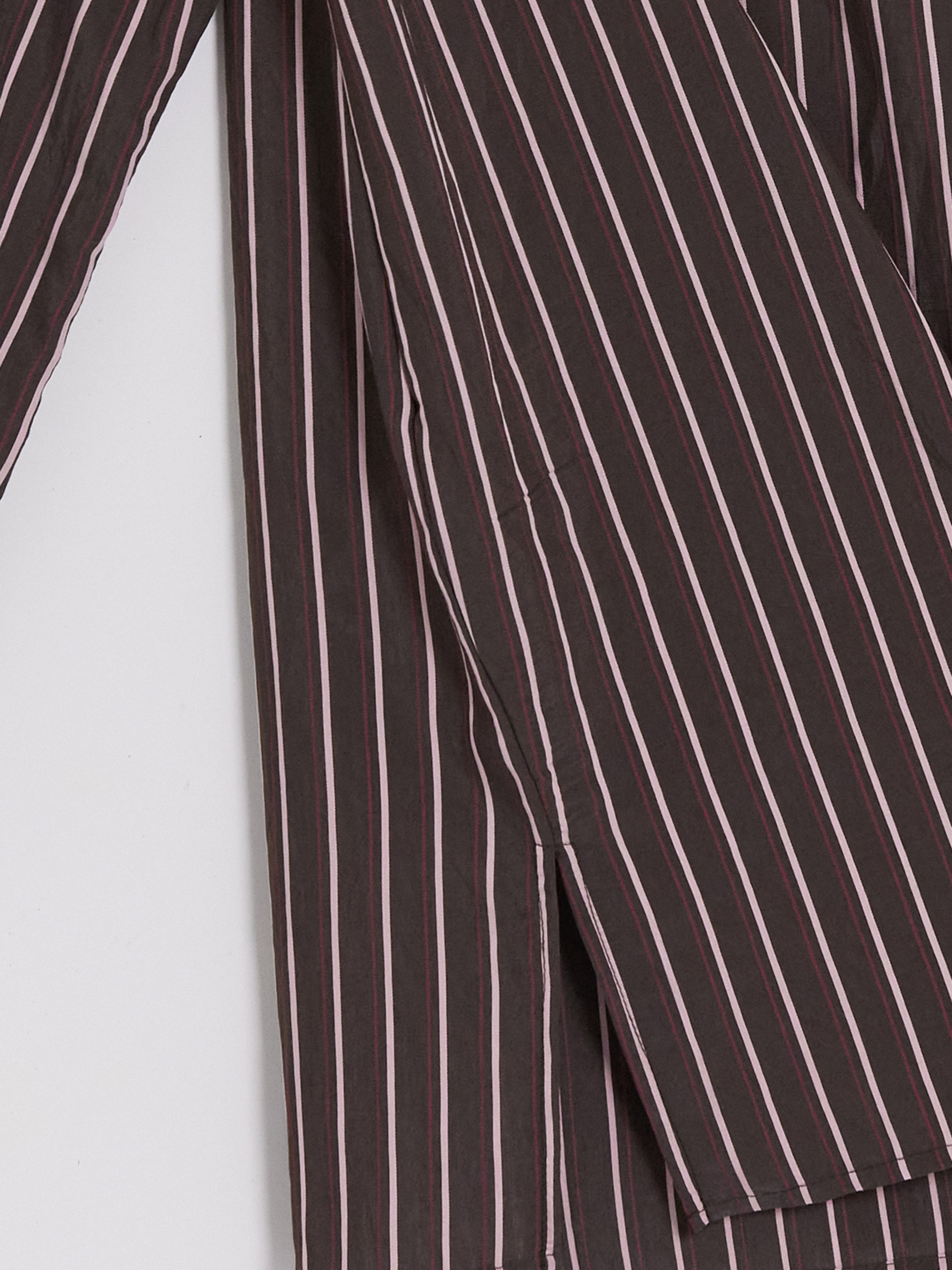 LCW EVERYDAY Çizgili Oversize Kadın Gömlek Tunik görsel 8