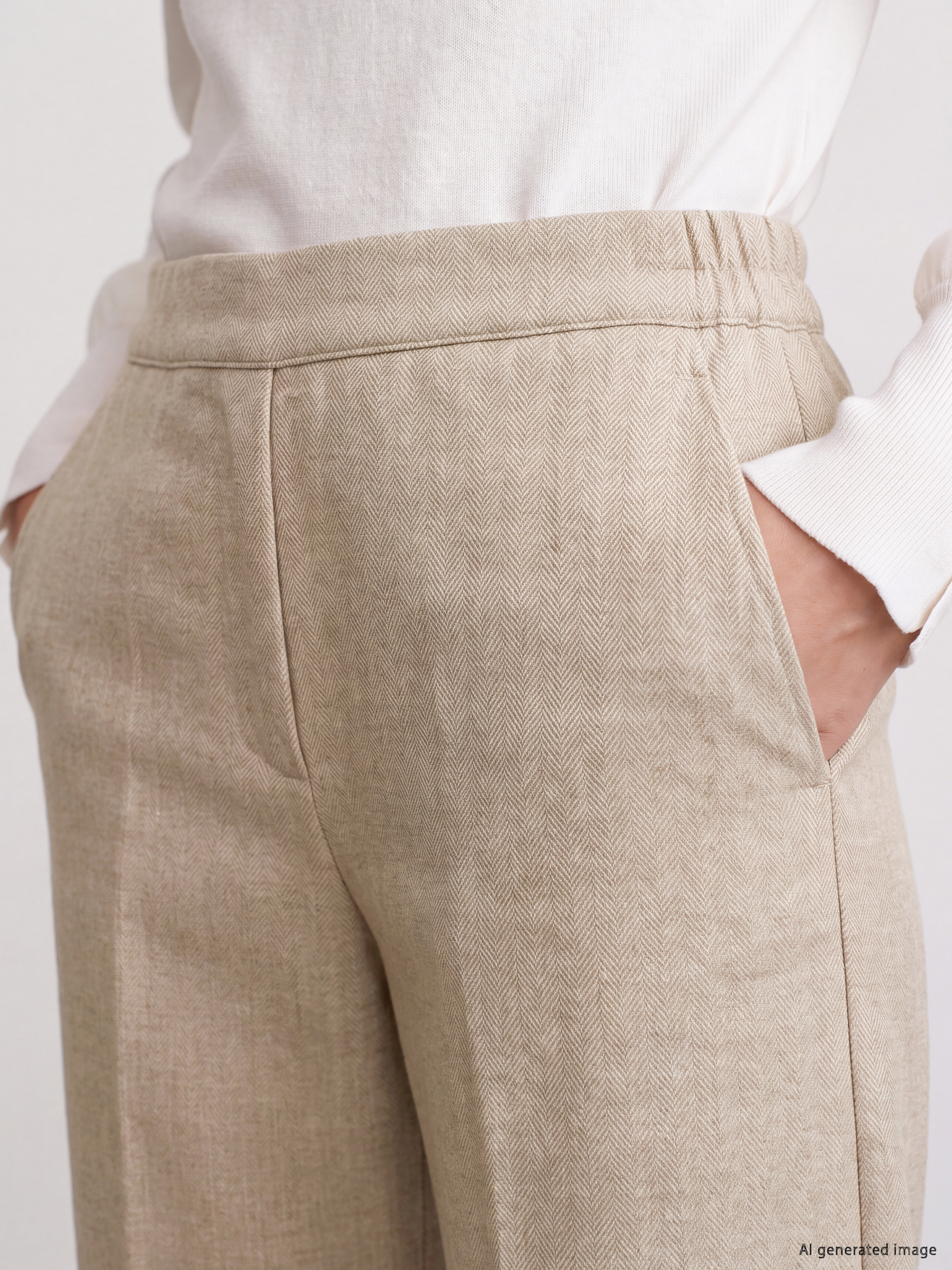 LCW Vision Loose Fit Geniş Paça Kadın Pantolon görsel 3