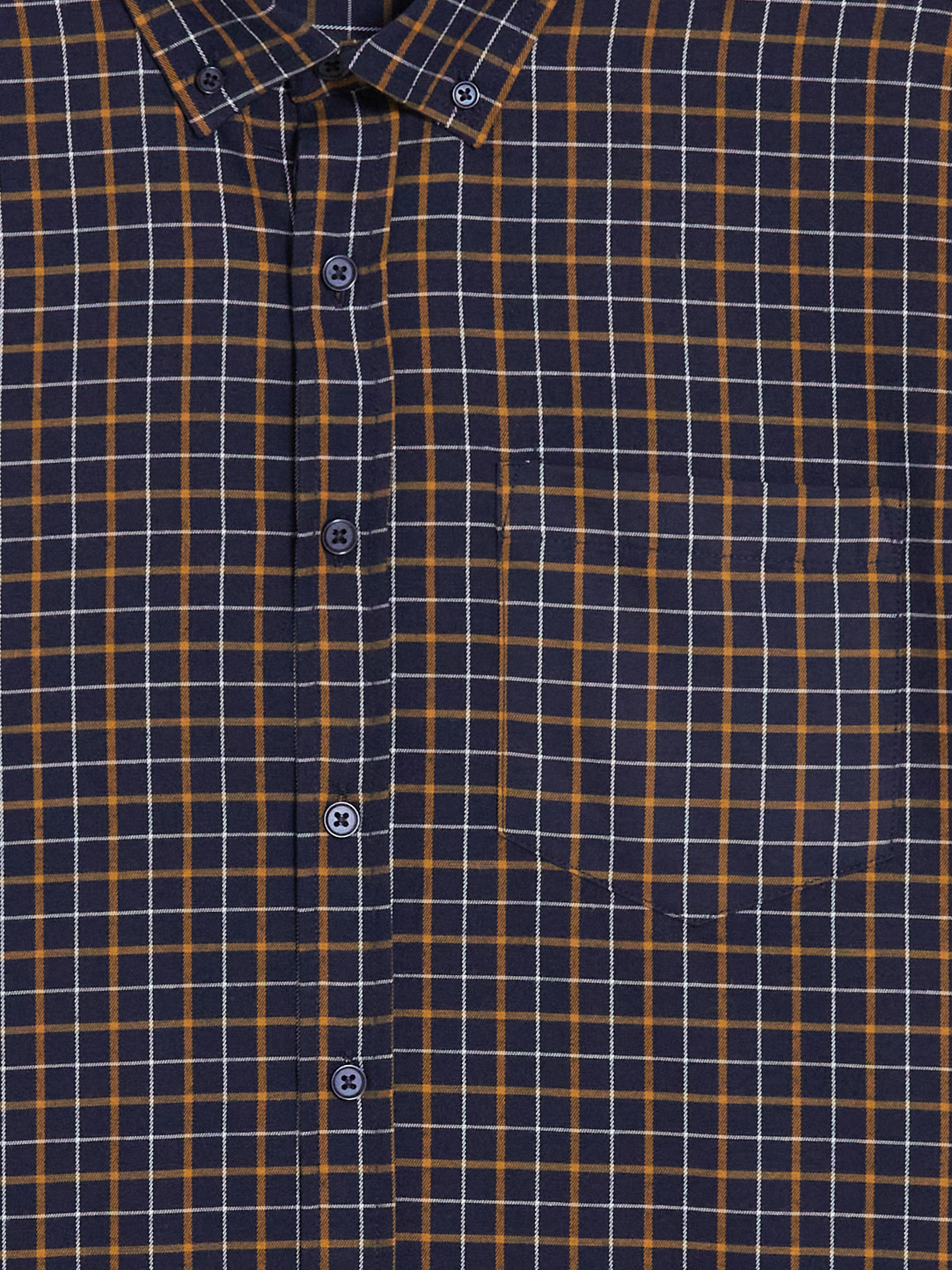 LCWAIKIKI Classic Regular Fit Ekose Gabardin Erkek Gömlek görsel 5