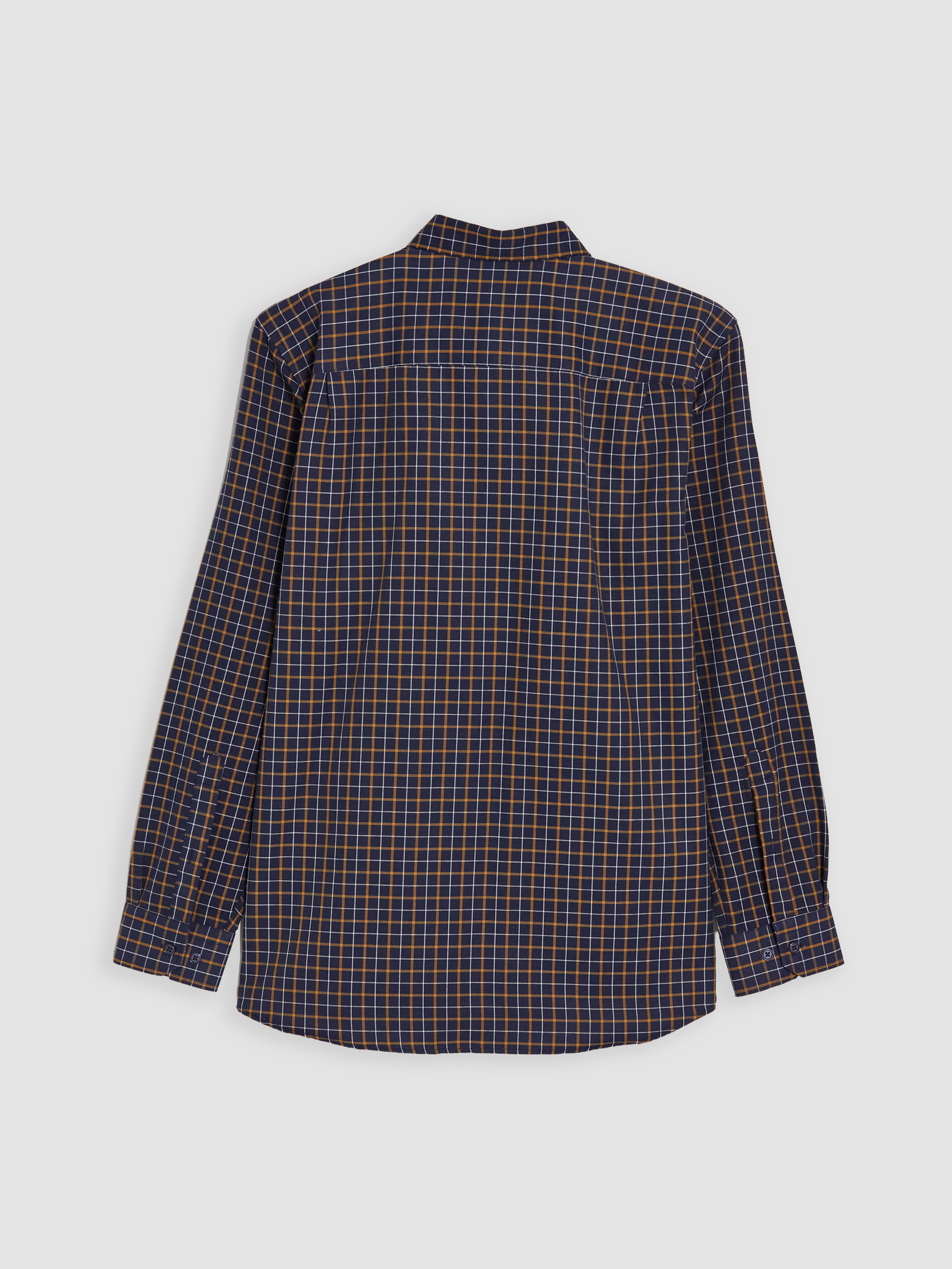 LCWAIKIKI Classic Regular Fit Ekose Gabardin Erkek Gömlek görsel 6