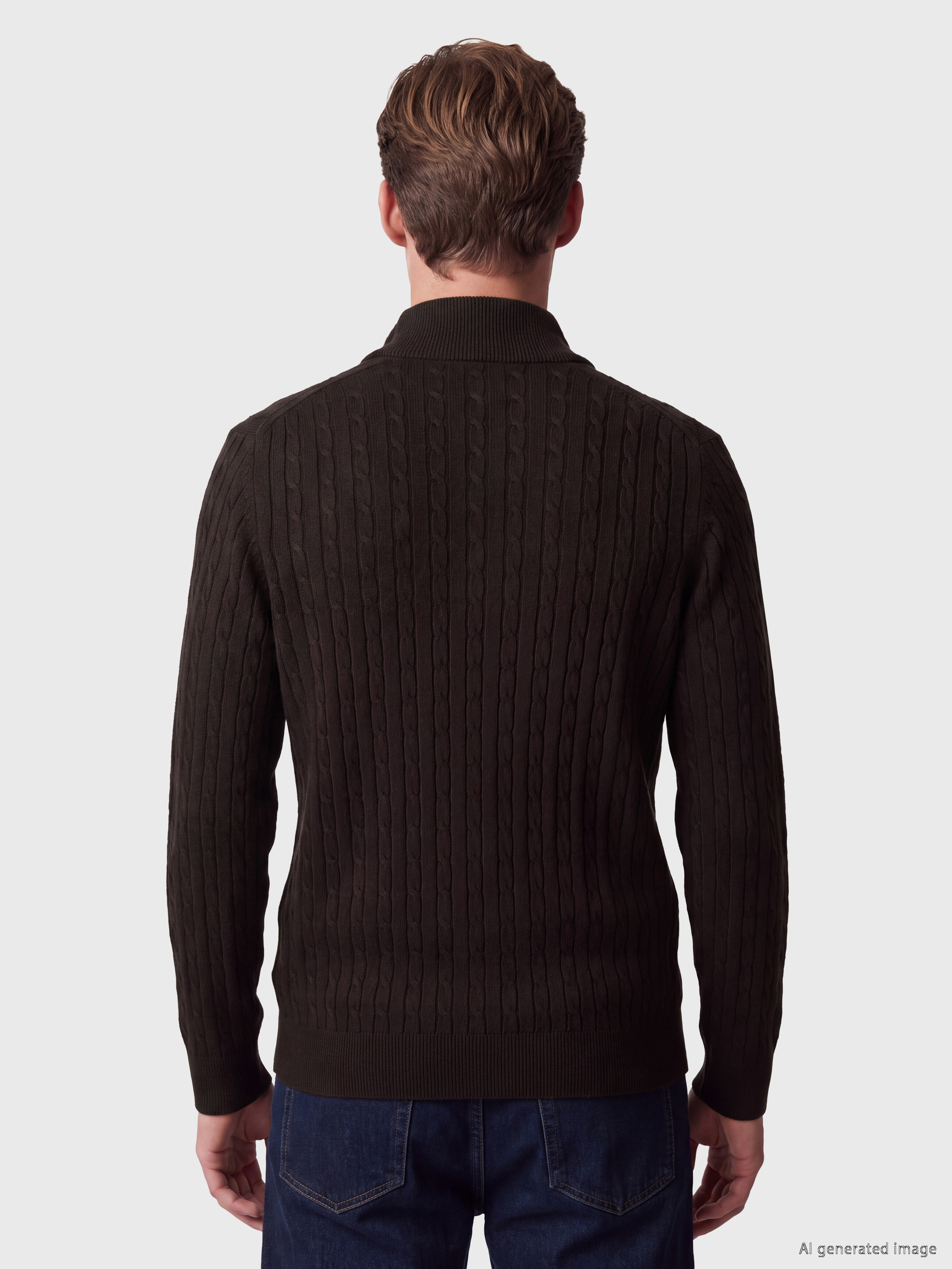 SOUTHBLUE Regular Fit Erkek Triko Hırka görsel 4