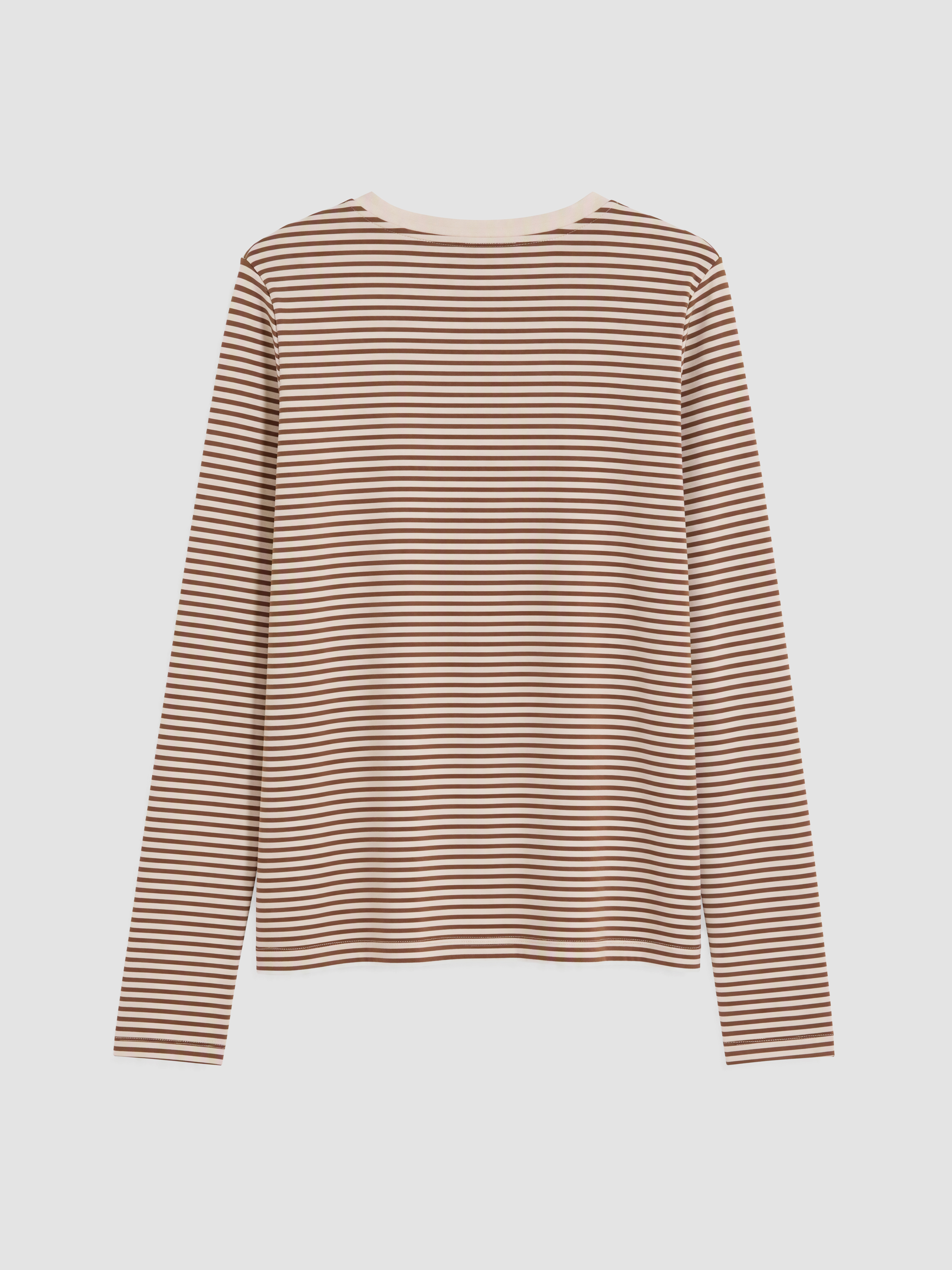 LCW EVERYDAY Bisiklet Yaka Çizgili Kadın Body görsel 7