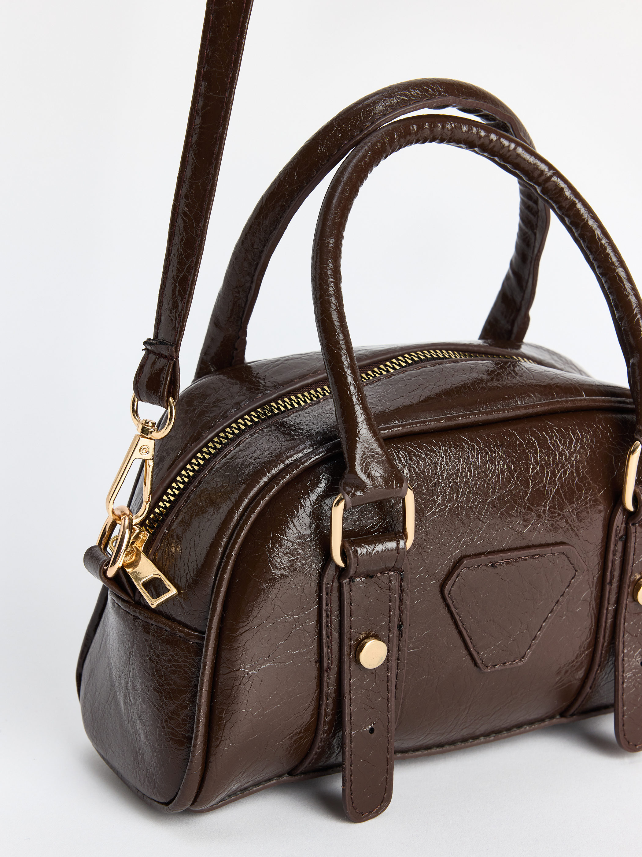 LCW ACCESSORIES Deri Görünümlü Kadın Omuz Çantası görsel 4
