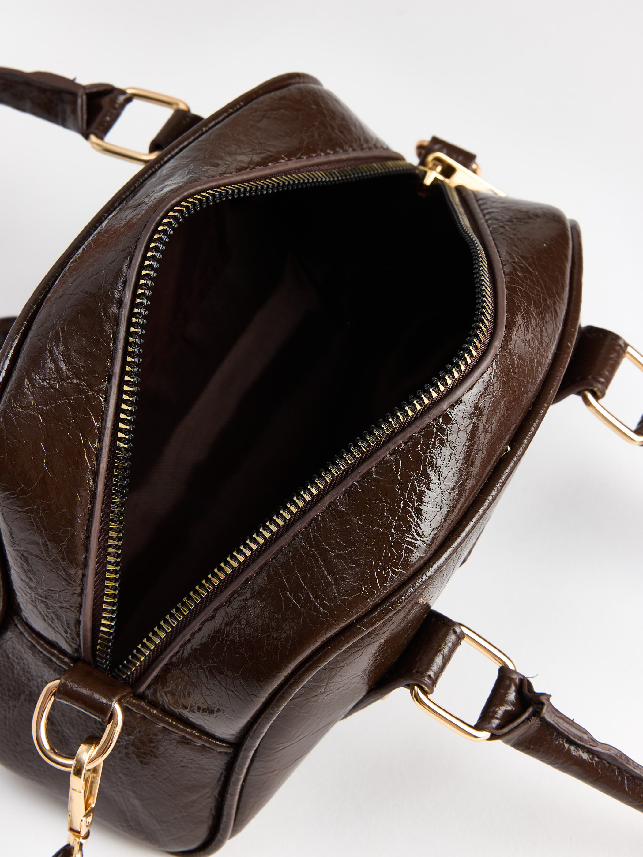 LCW ACCESSORIES Deri Görünümlü Kadın Omuz Çantası görsel 5