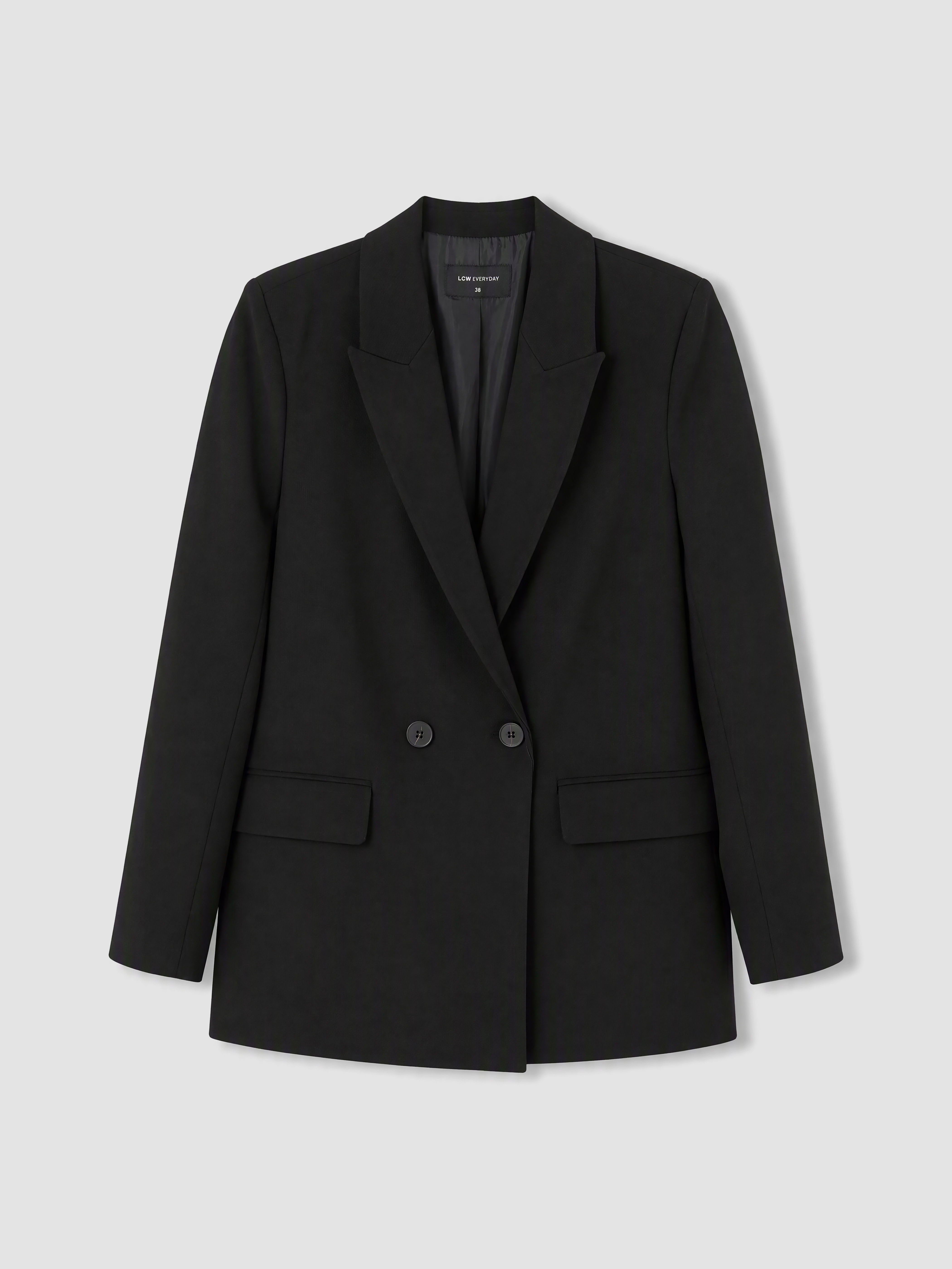 LCW EVERYDAY Kruvaze Yaka Kadın Blazer Ceket görsel 5