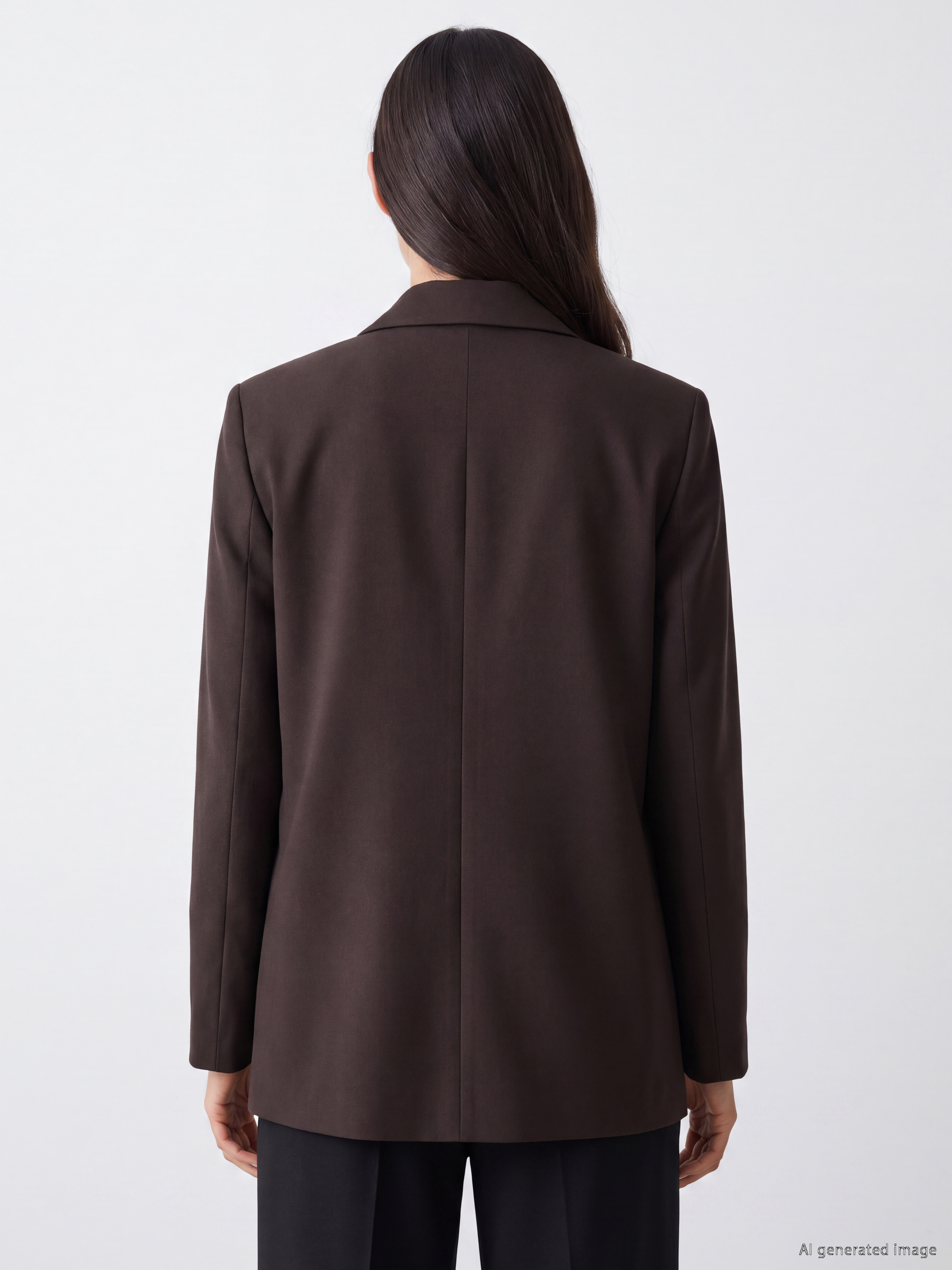 LCW EVERYDAY Kruvaze Yaka Kadın Blazer Ceket görsel 5