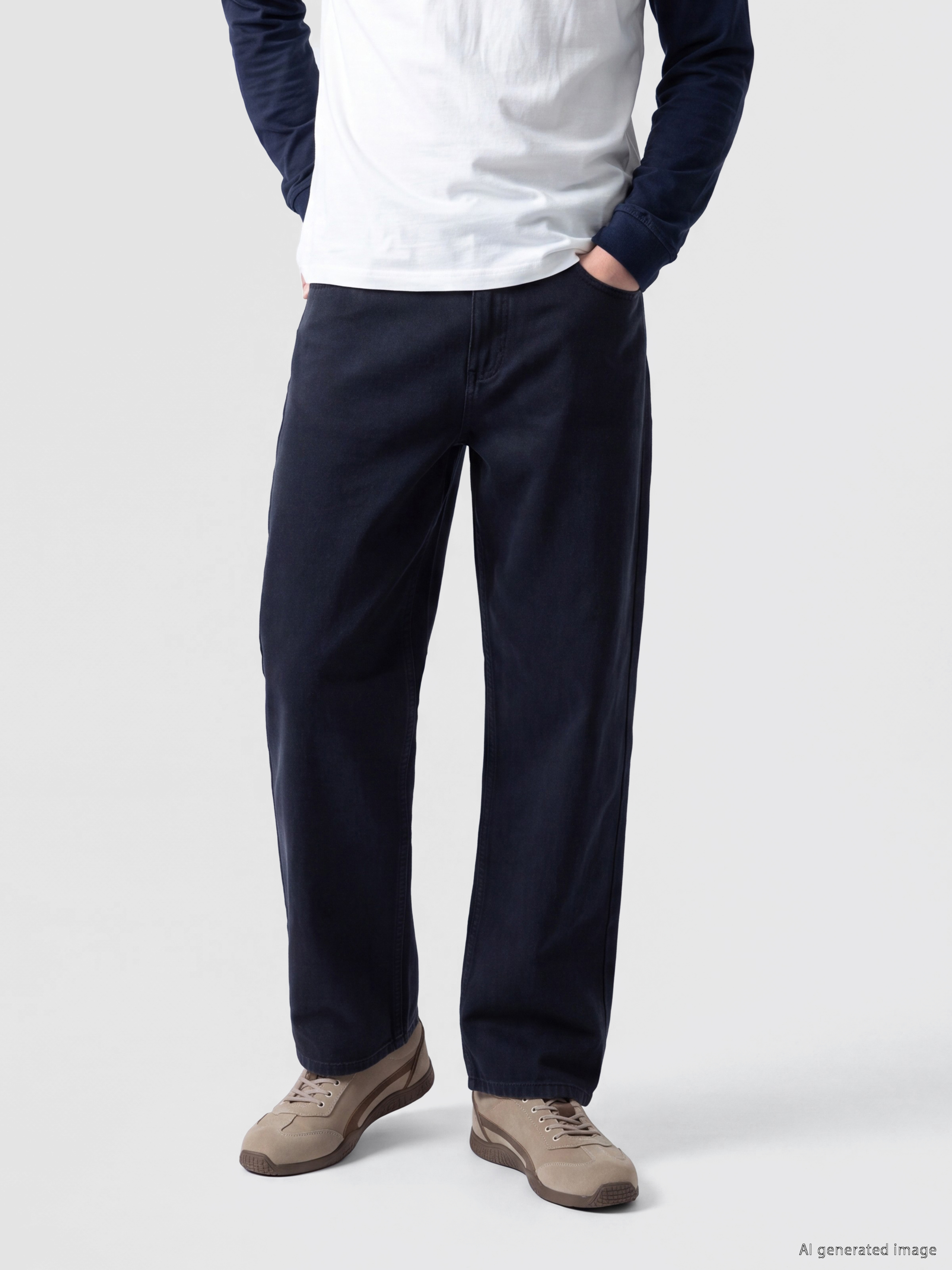 XSIDE Relax Fit Gabardin Erkek Pantolon görsel 2